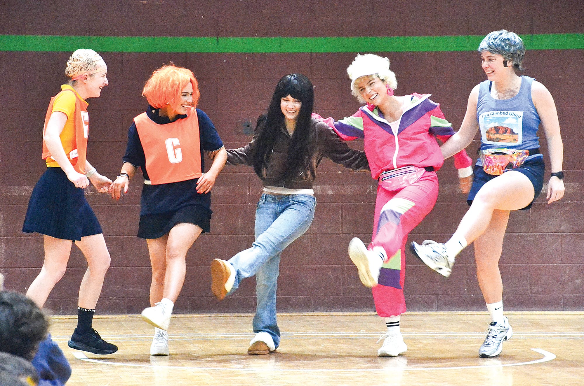 It was smiles all around as students danced their way out of their 13-year school journey. 