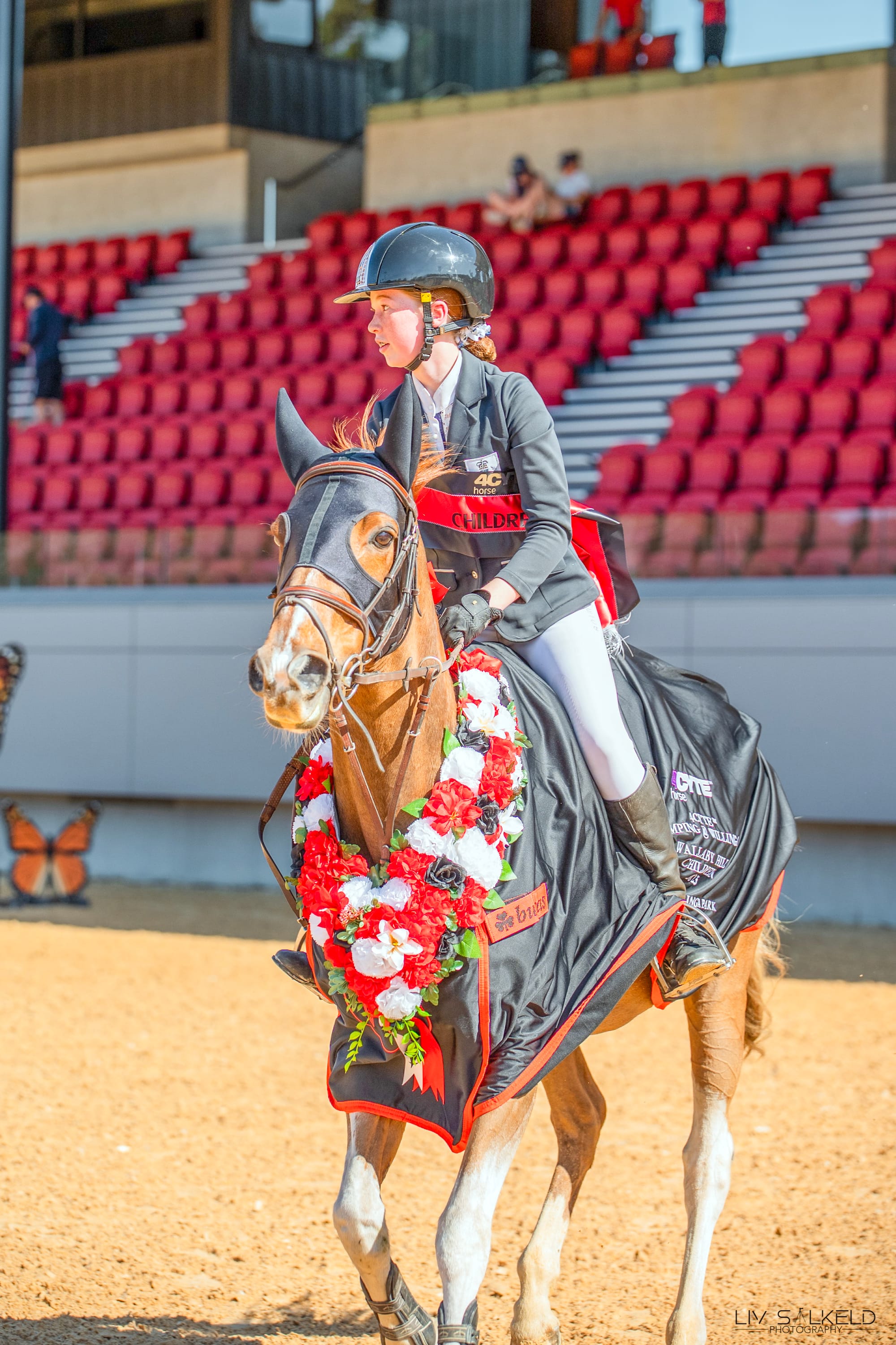 Olivia Curtain, at just twelve years old, had the biggest win in her young career on mare Xcella. 