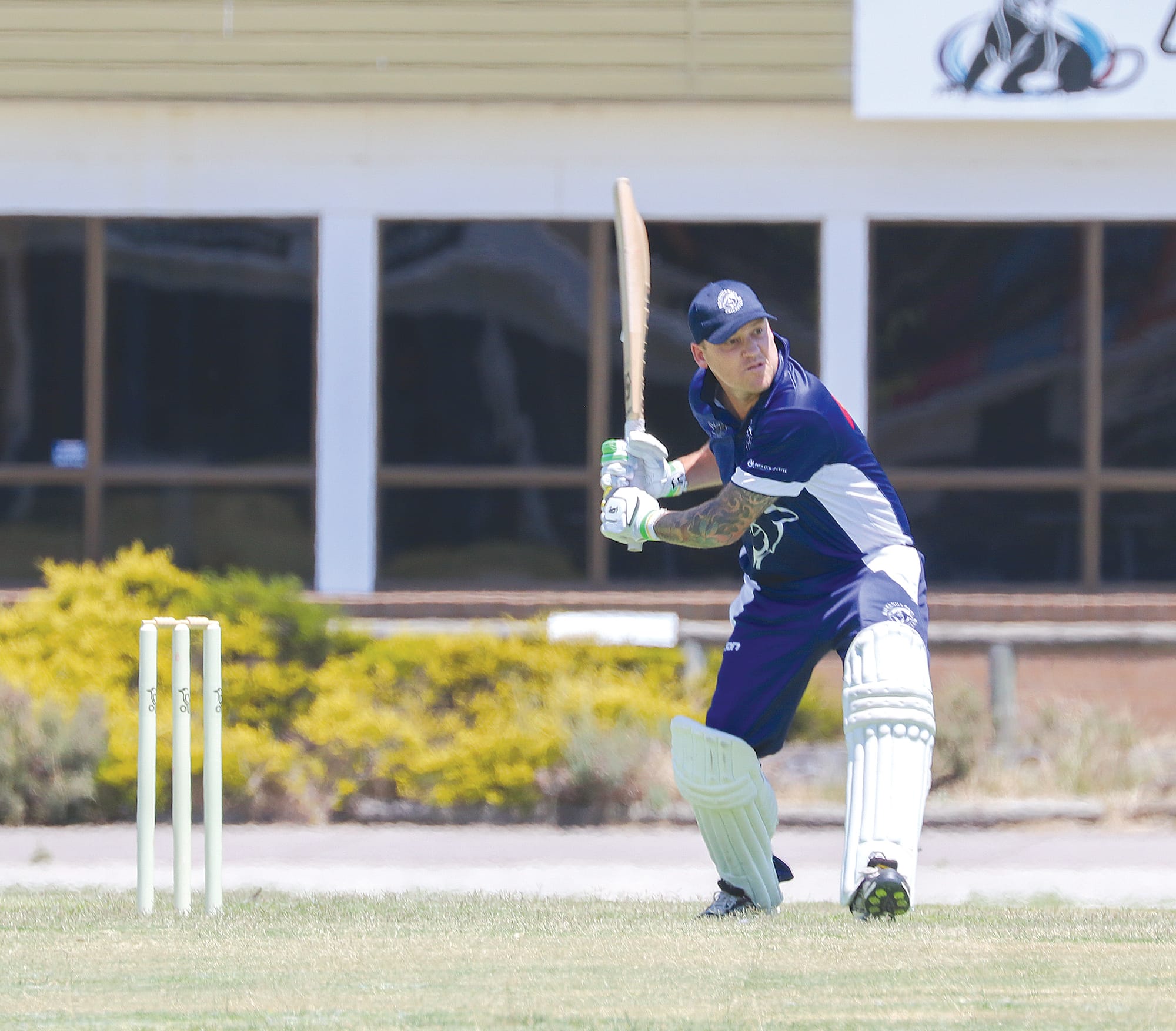 Kilcunda-Bass opened the batting against Inverloch Stingrays on Saturday. B103_0225