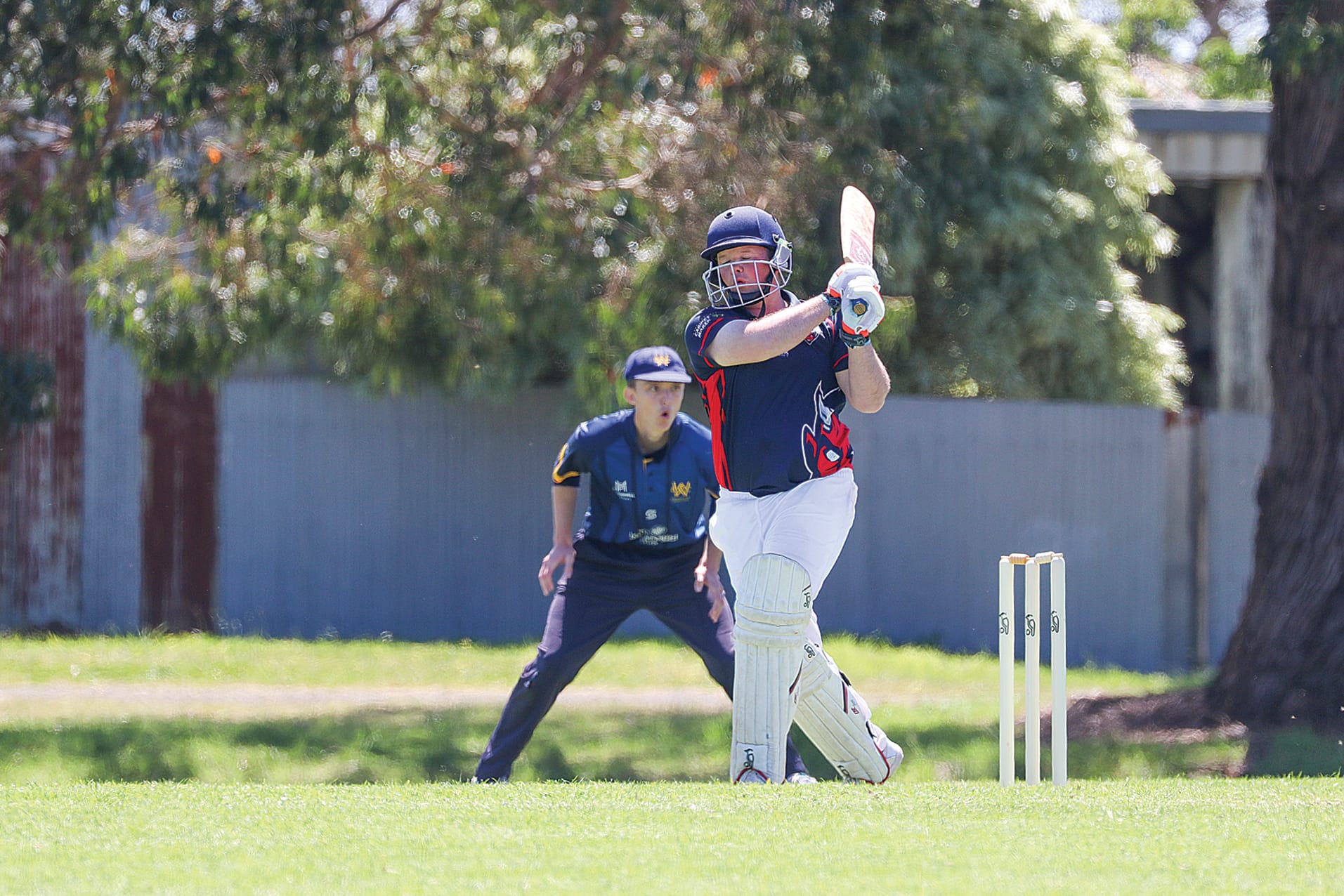 MDU’s Fisher against Wonthaggi Club at McMahon’s Reserve. Z38_4424 