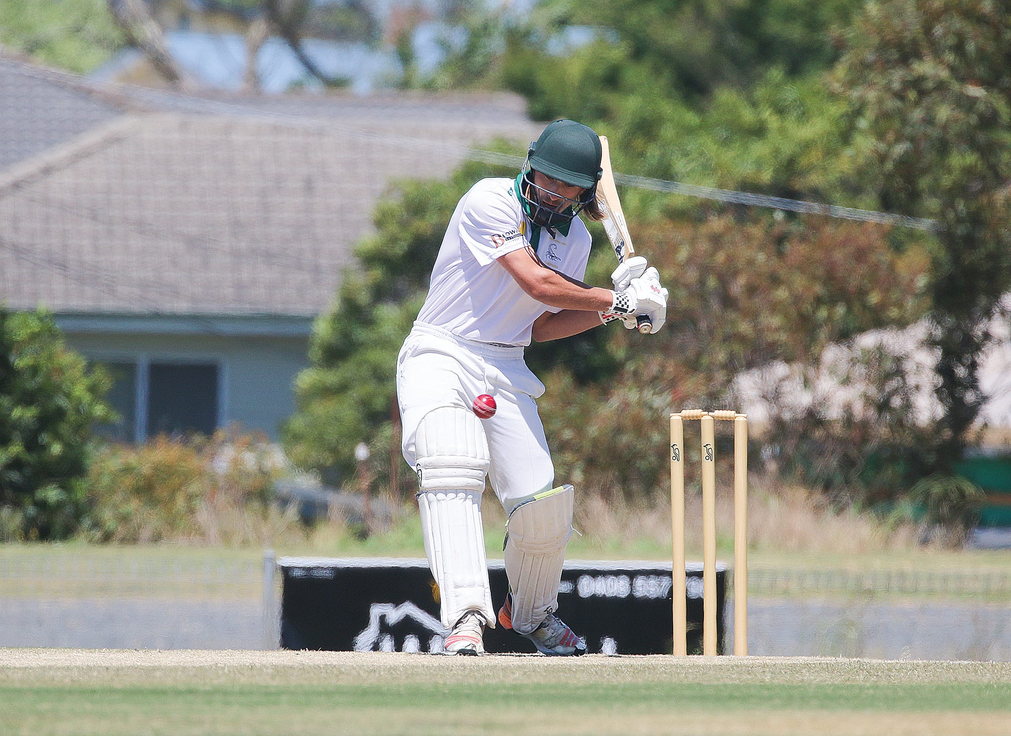 Town’s Darcy Hume in action.
