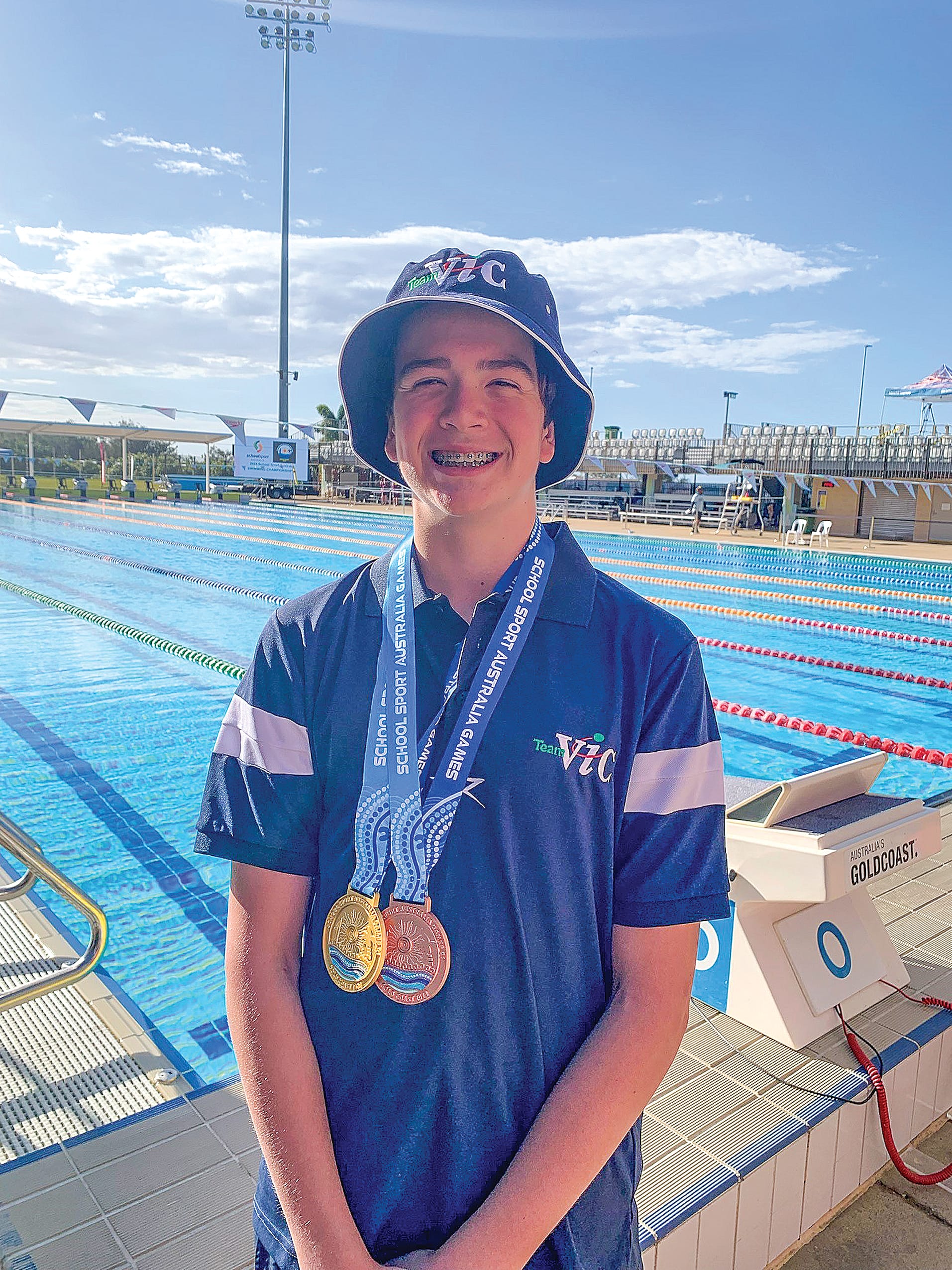 Record breaking medley for local