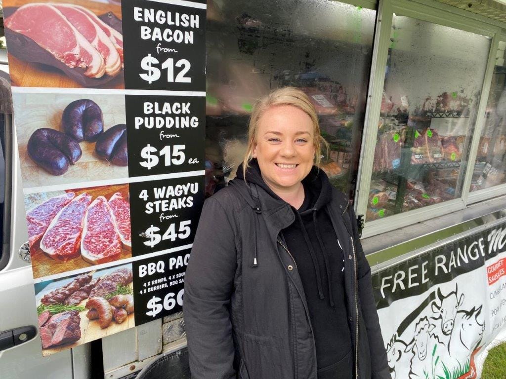Kay Kondarios of Phillip Island’s Hill Top Farm Meats brings you the very best in grass-fed and free-range meats to local markets including Churchill Island (December 3) and Inverloch (December 17) or pick up your supplies at 35 Coghlan Rd, Cowes (just around the corner from the Koala Conservation Centre).