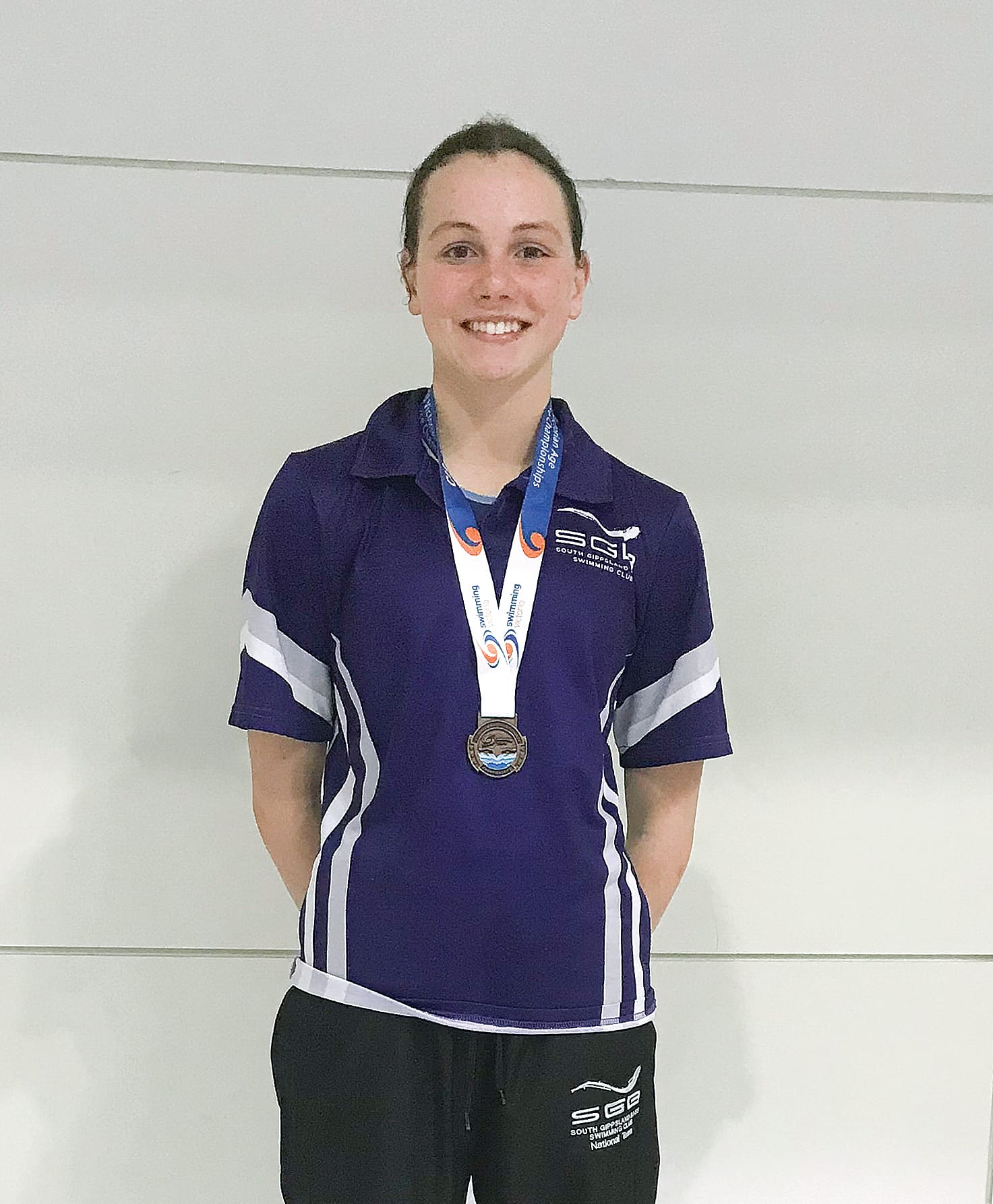 Miah Roberts secured third place in the 200m Backstroke.