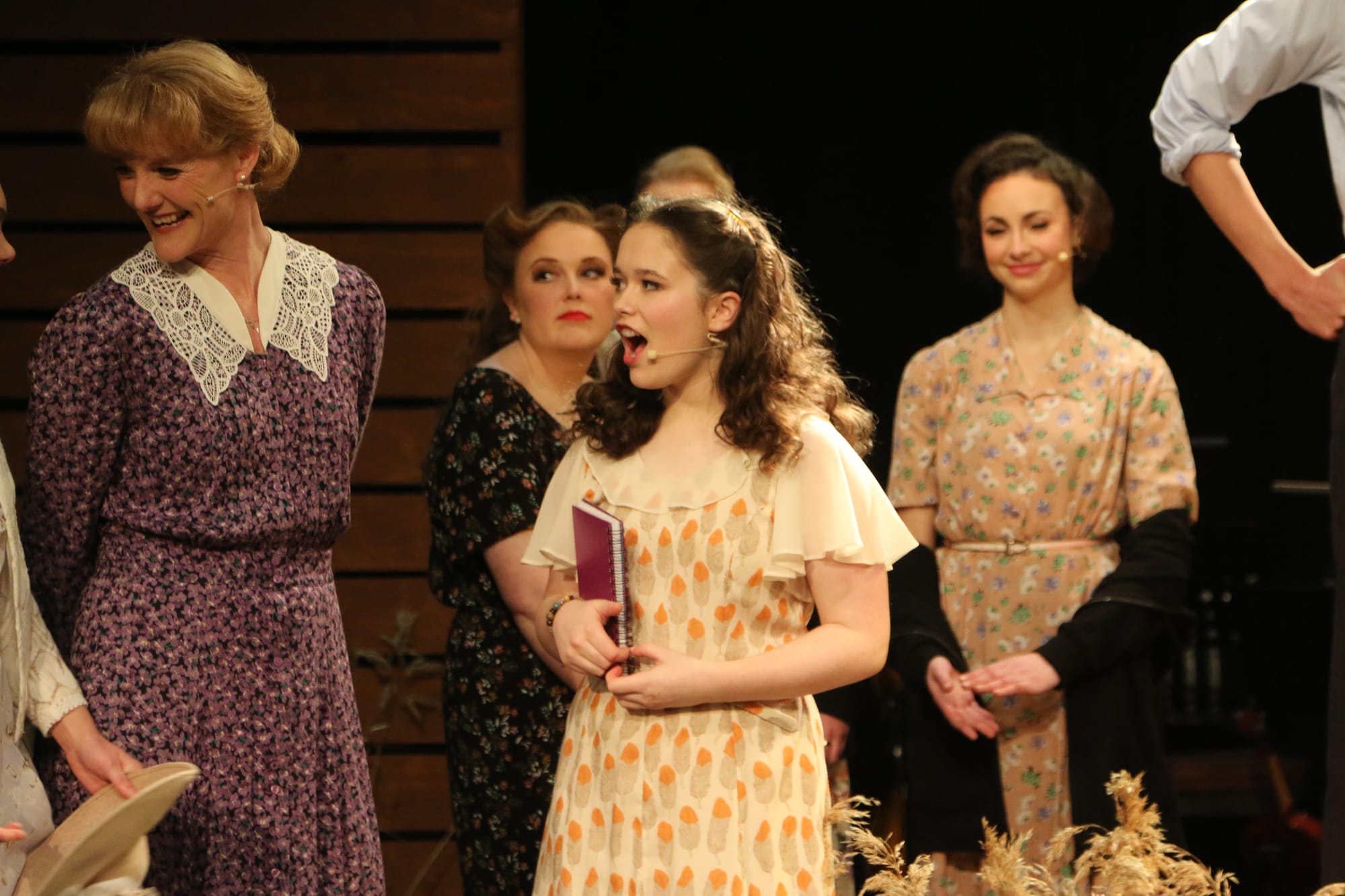 Lara Graham warms up ahead of Opening Night.