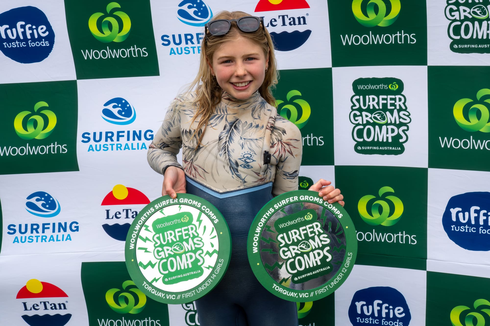 Rennie was awarded the invite to the Woolworths Surfer Grom Comps National Final Surf Camp at the Surfing Australia High-Performance Centre (HPC). Photo Credit: Ange Zorica / Surfing Victoria