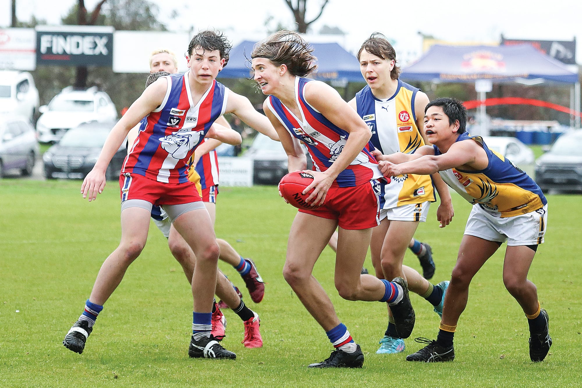 The Bulldogs under 16s best on ground Zac Walker. Photos: Carol Ratcliff