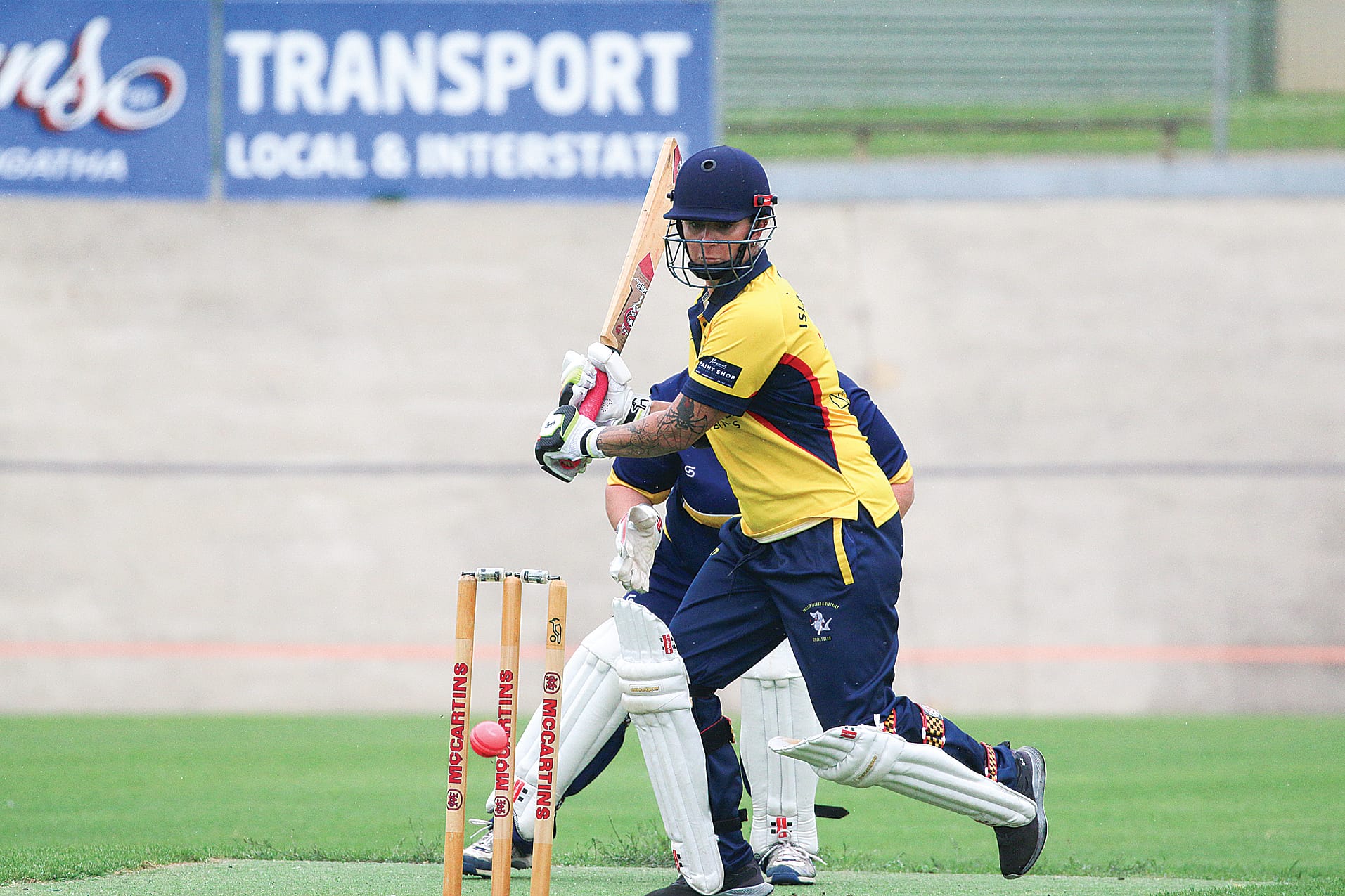 Emma Szymanski gives herself room to play an expansive shot.