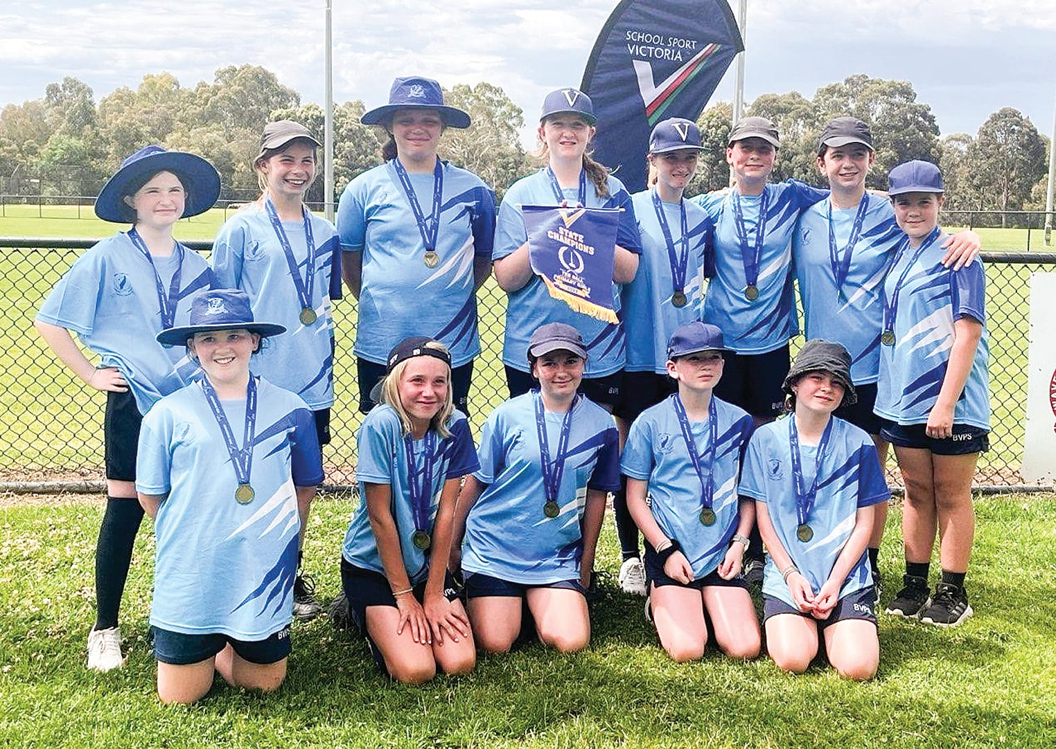 State Champions in Girls Tee-Ball.