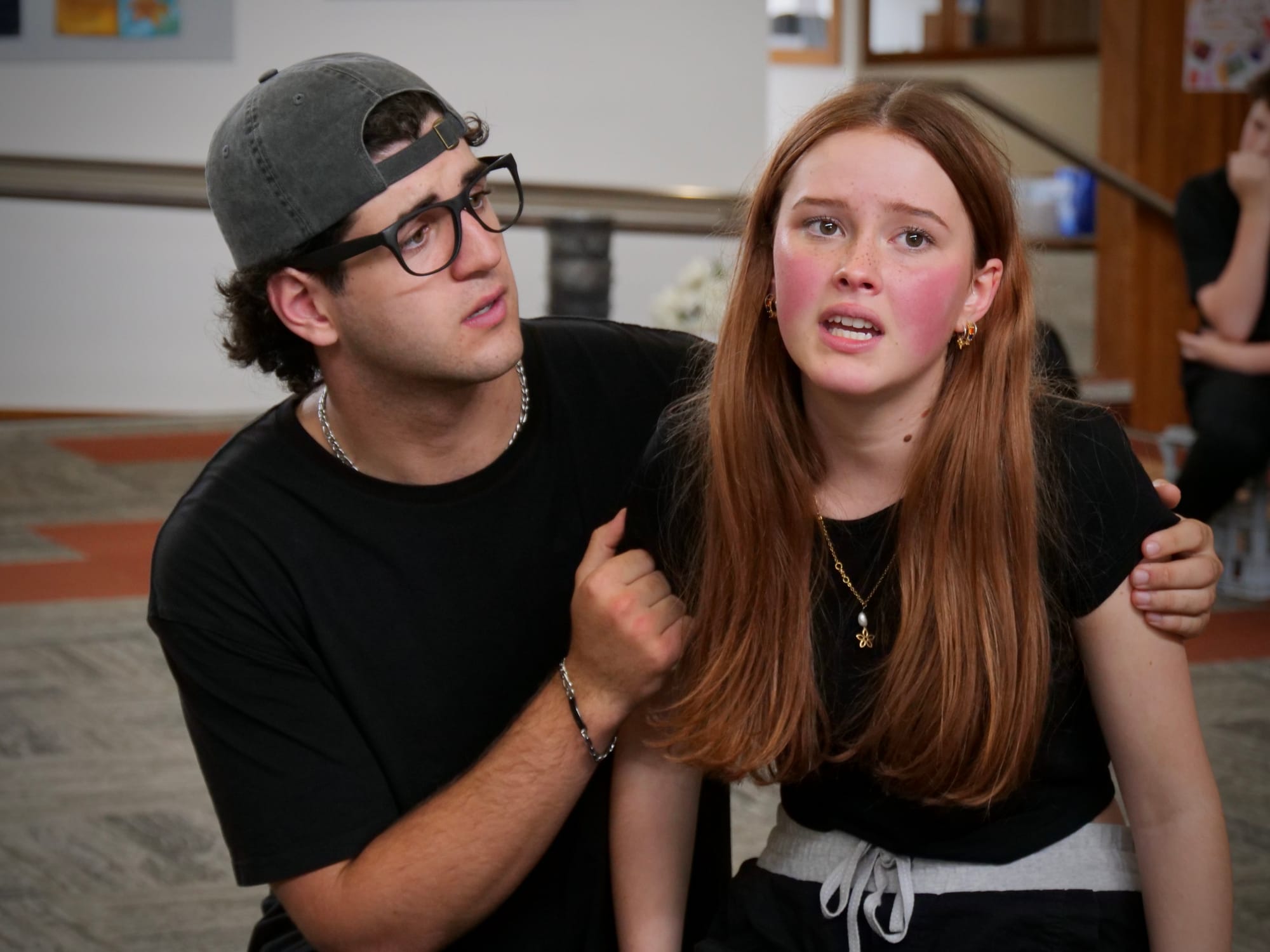 The lead roles for the Newhaven College production of Little Shop of Horrors are Year 12 students Dean Lyle as Seymour and Jemima Aitkens as Audrey.