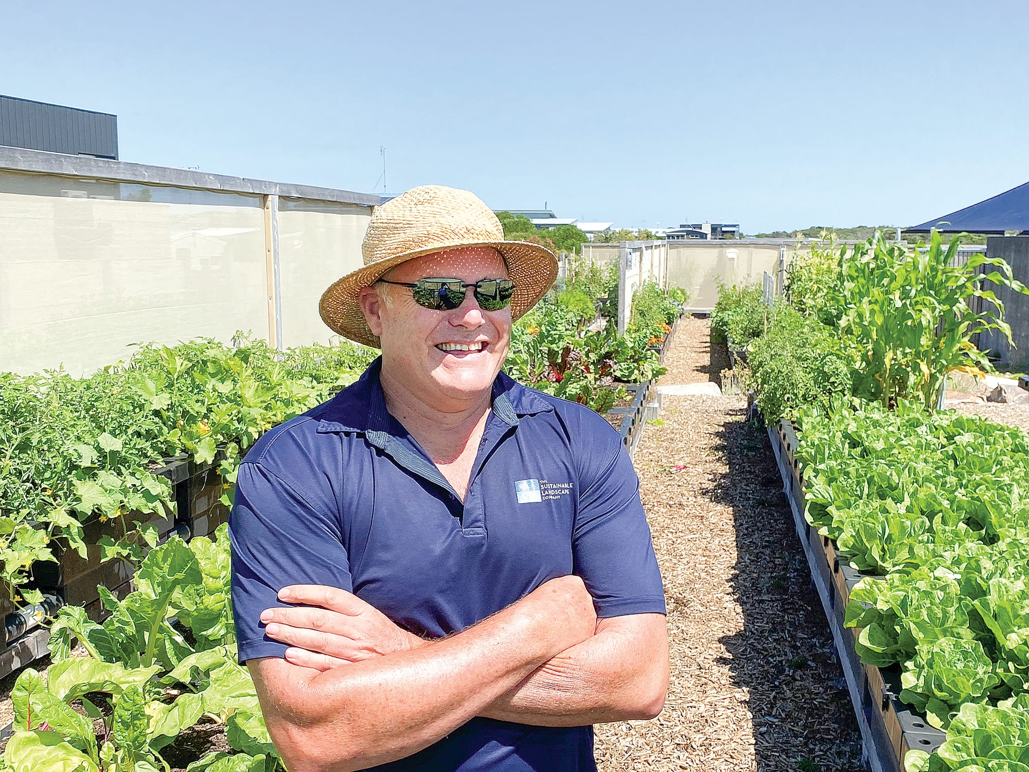 See how my garden grows. The Sustainable Landscape Company director Brendan Condon is delighted with the success so far of The Cape Community Farm project.