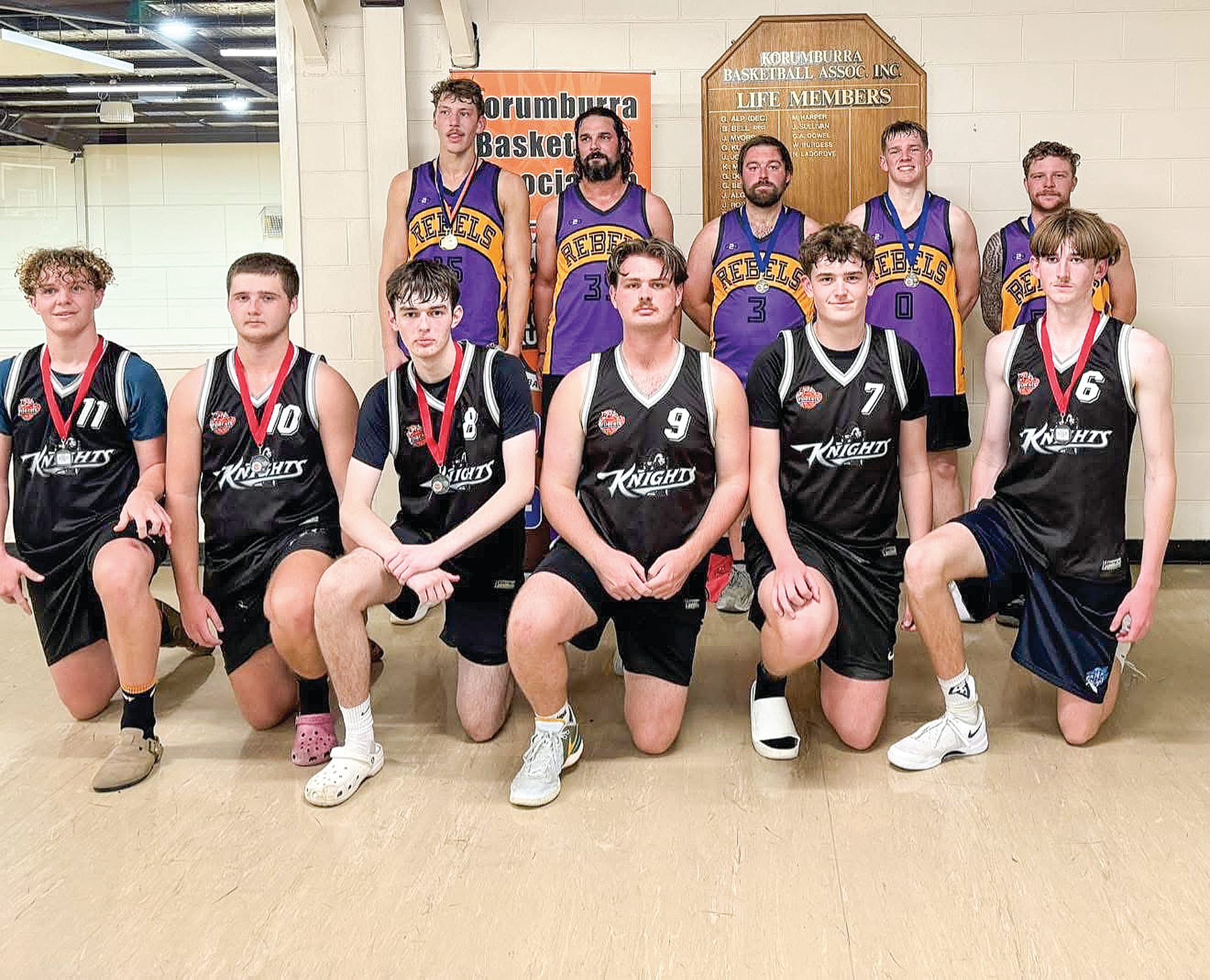 Rebels won the A Men’s premiership over Bright Bombers.