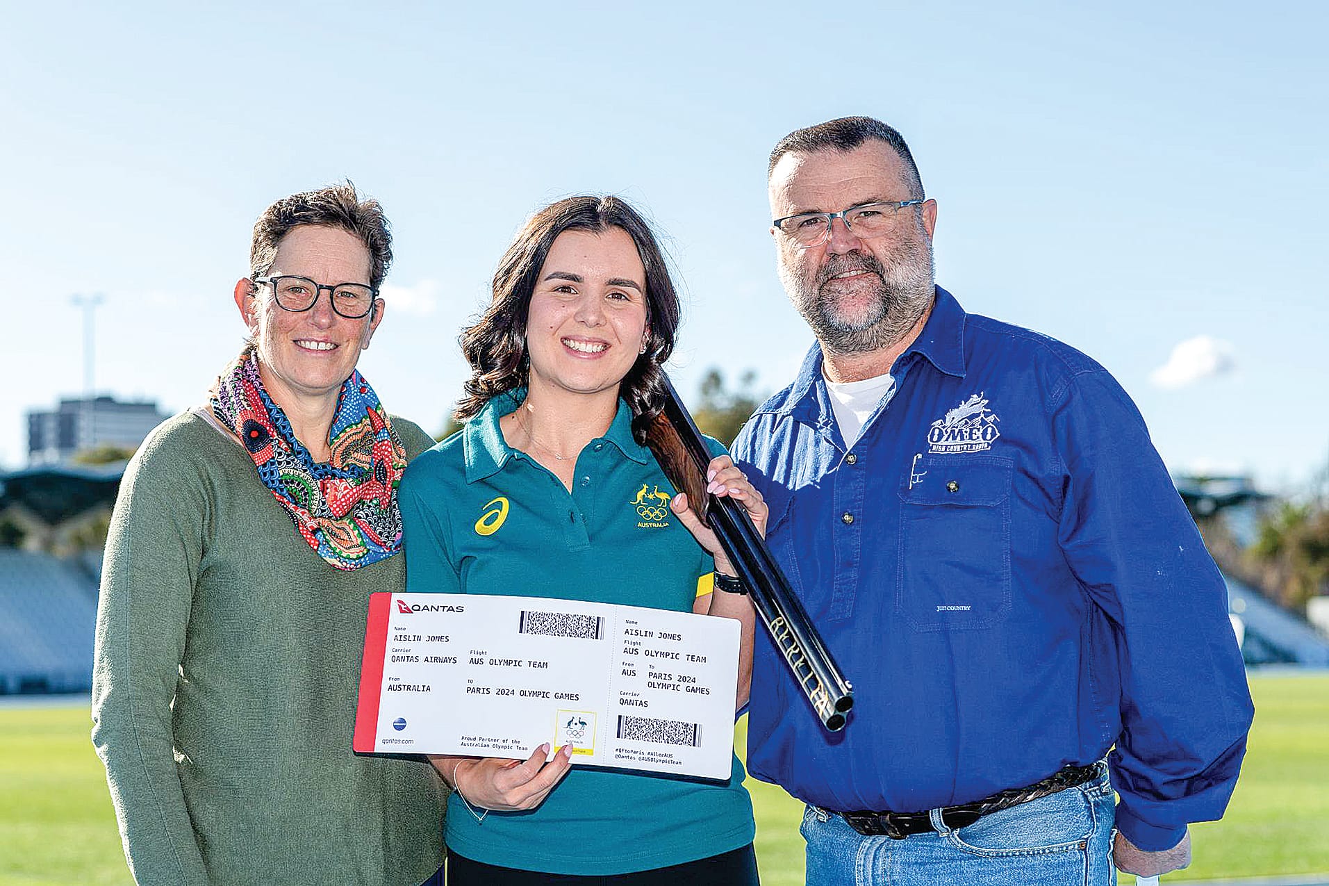 Aislin was proudly supported by her family during Thursday's announcement.