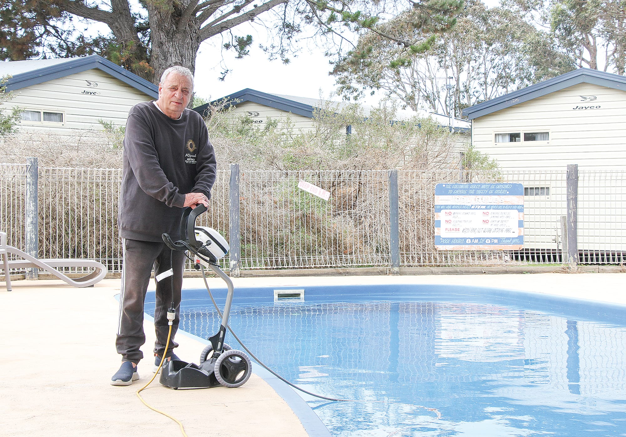 Venus Bay Caravan Park Manager Tony Holgate. B29_4624

