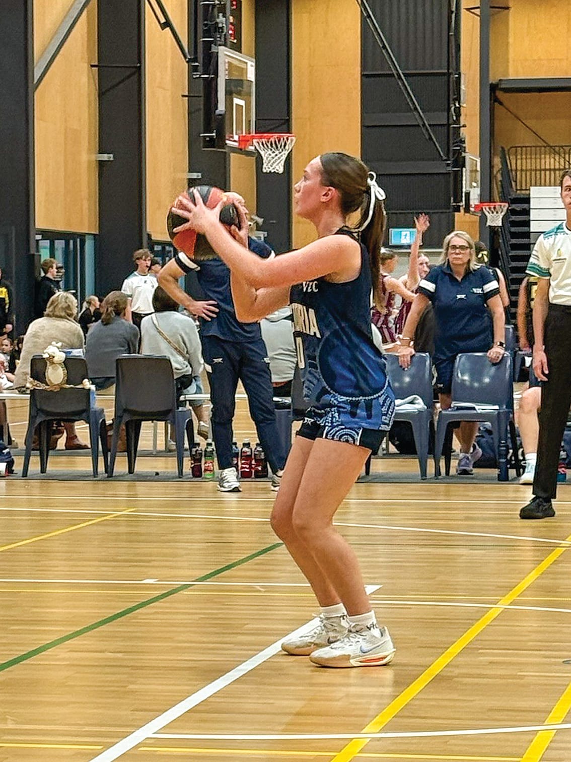 Billie Peterson in action at the School Sport Australia National Championship.