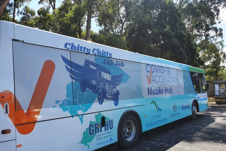 Vaccination bus stopping off here again soon