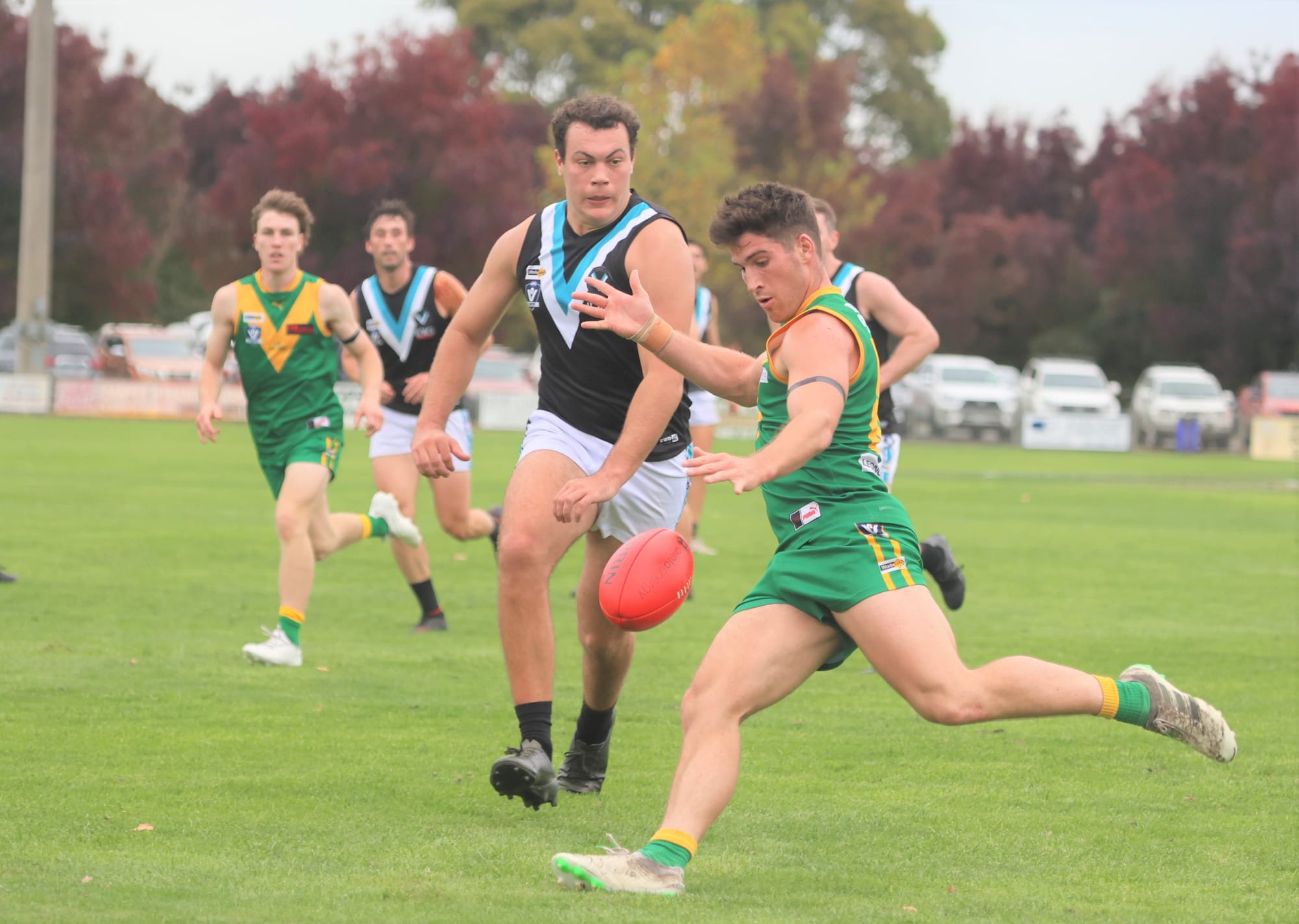 Jake van der Pligt has started strongly in the midfield for Leongatha this year. (File photo).