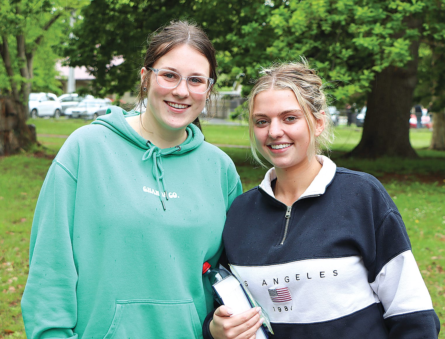 Kyra McGrath and Alicia Prentice both felt well prepared for the VCE English exam and were happy with the paper.