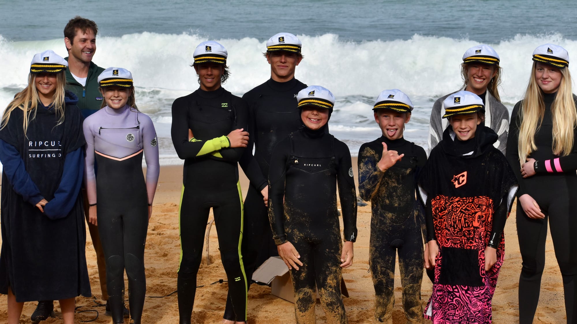 Captains and Co Captains of Teams with President Jake Eisen (far left). Photo: Jo O’Reilly Stubbs