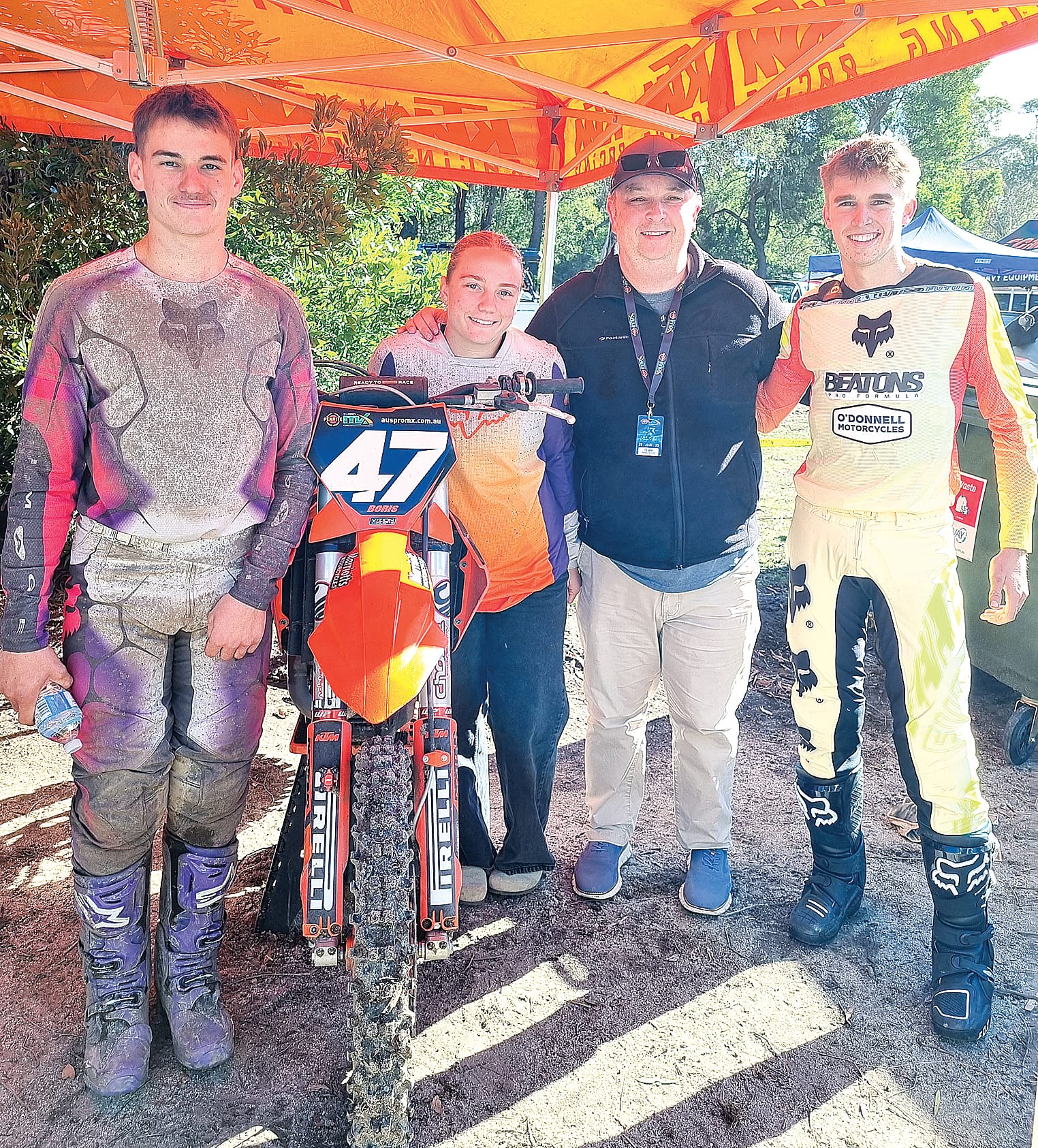 Local flavour at Motocross Championships