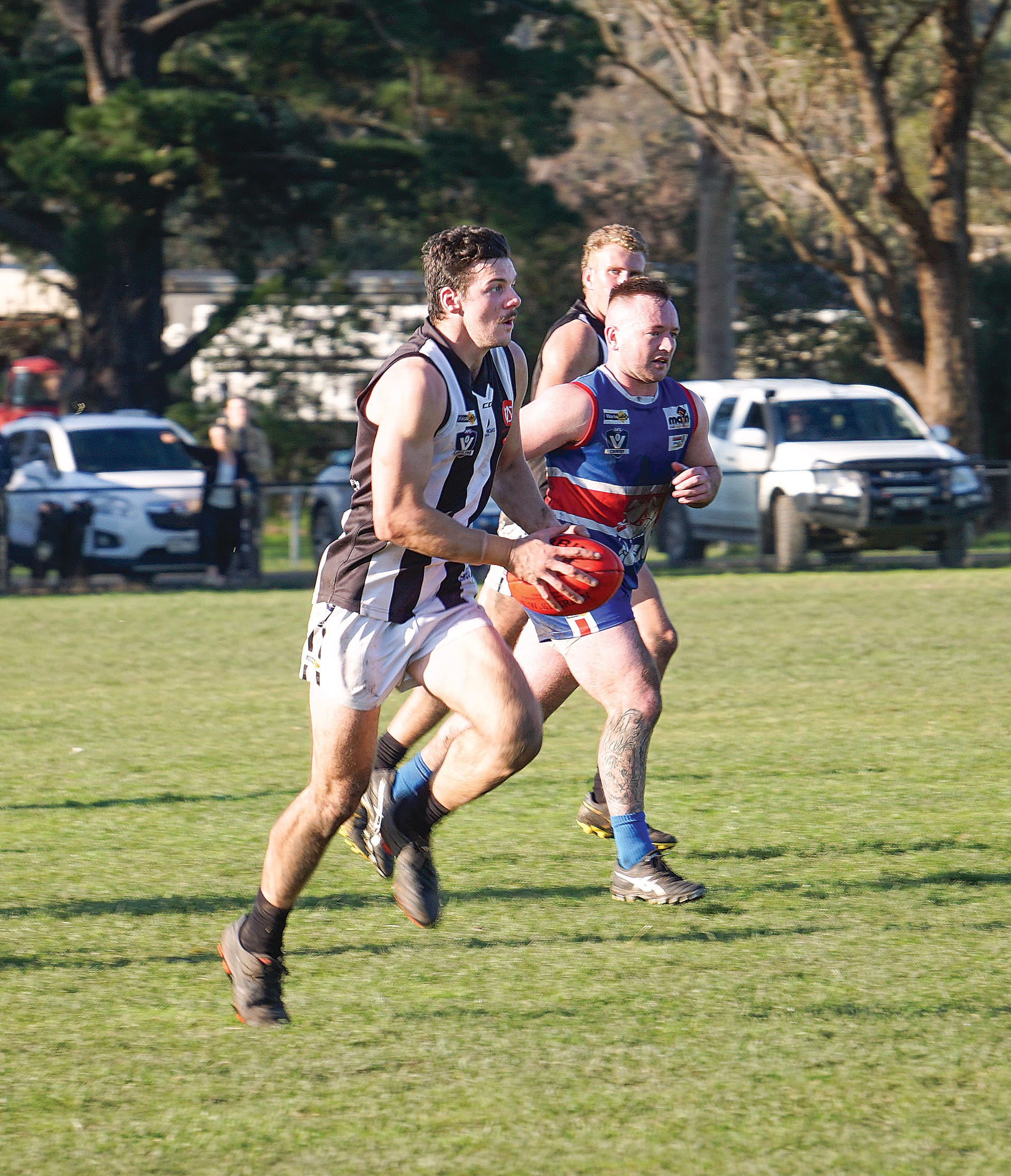 Michael Marotta was able to score one goal for Dalyston in their match up against Bunyip. Ns122522