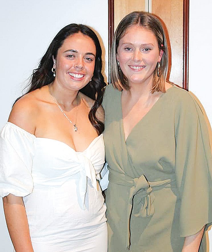 A Grade B&F: Alana McRae, runner up B&F: Gemma Thomas.