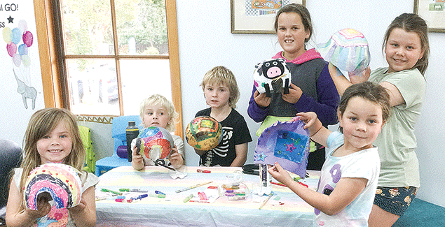Colourful pieces for the Fish Creek Tea Cosy Festival