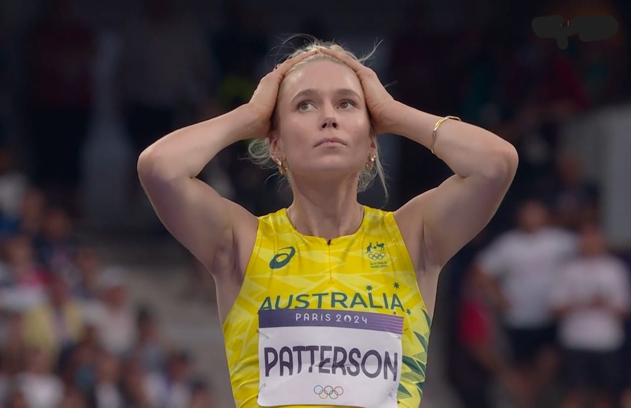 Initially it was disappointment at goinmg out of the competition at 1.98m but there was a bronze lining to Eleanor Patterson's Paris Olympic campaign.