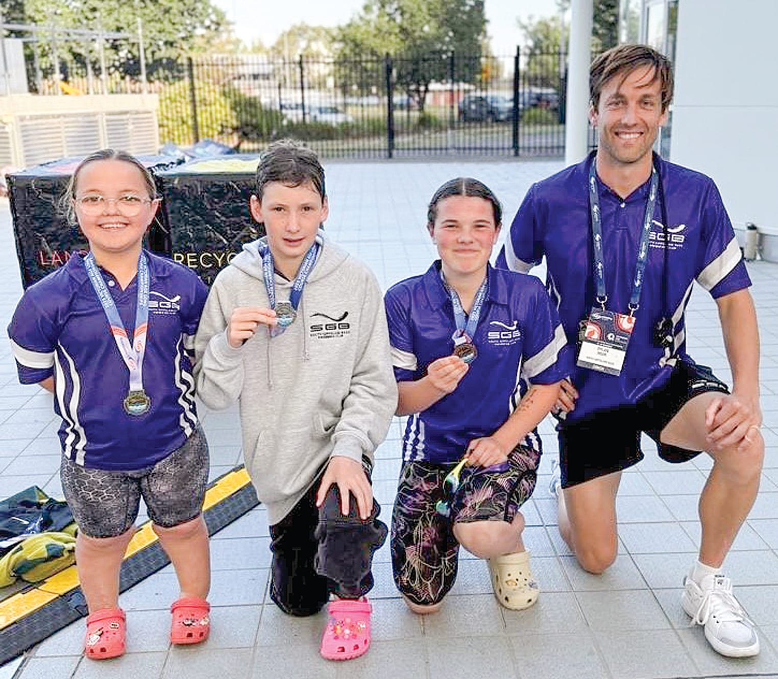 Records broken and medals cleared for SGB swimmers