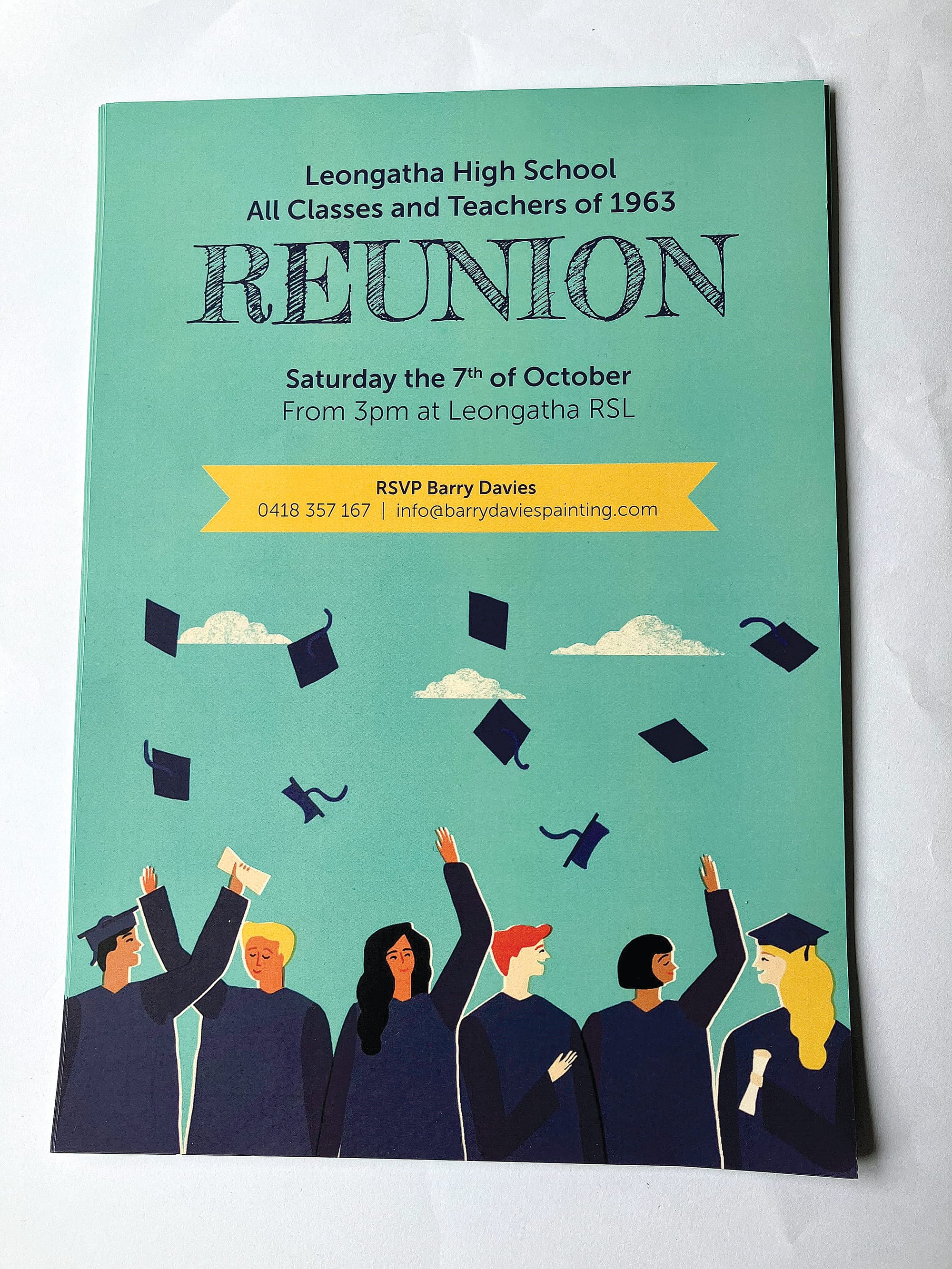 Classes of 1963 called on to celebrate 60-year milestone