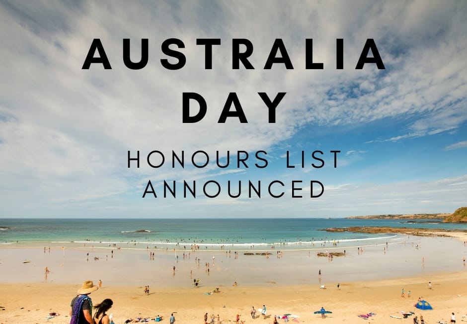 A quintet of OAM recipients this Australia Day