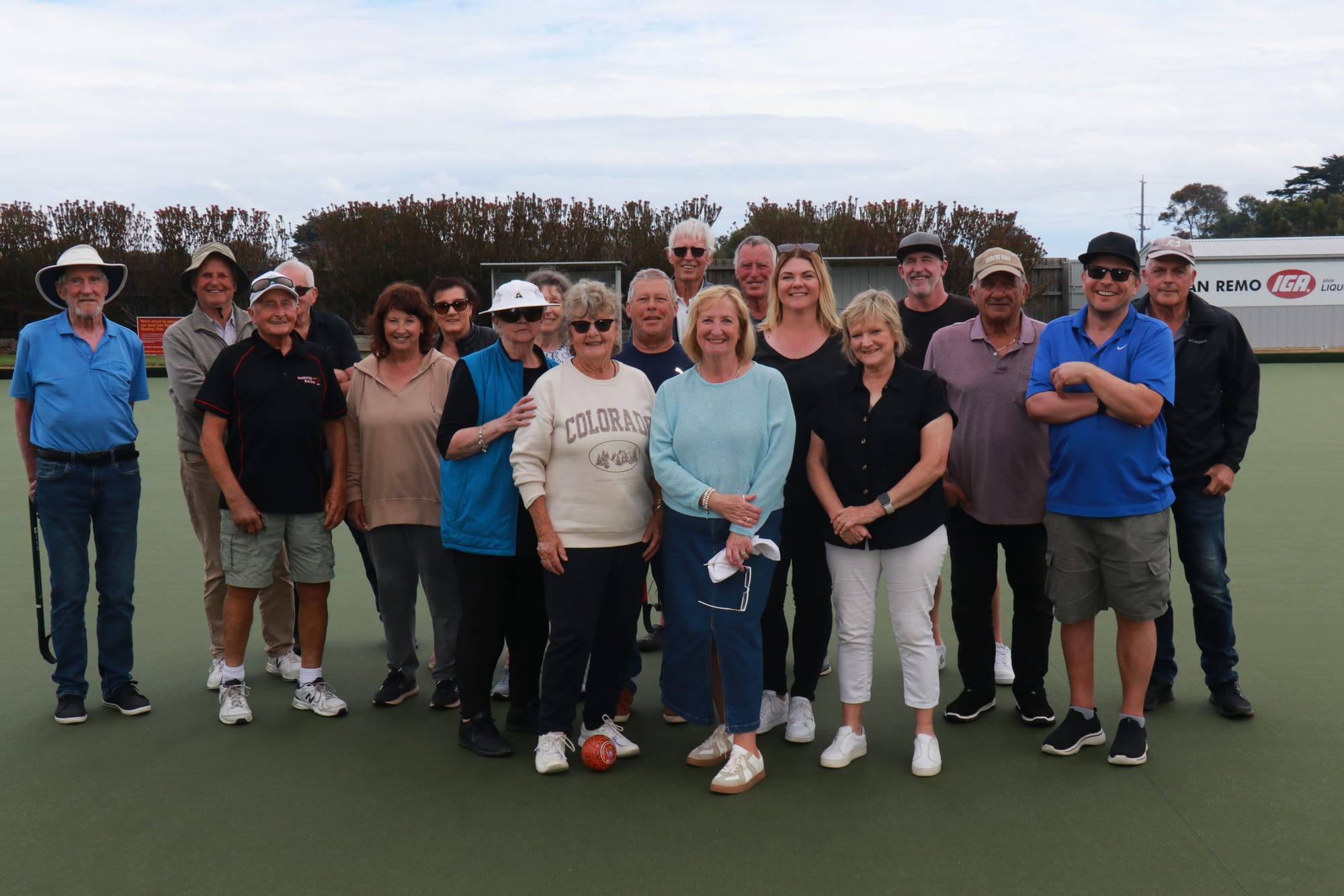 Socialise or learn the game at the San Remo Bowls Club