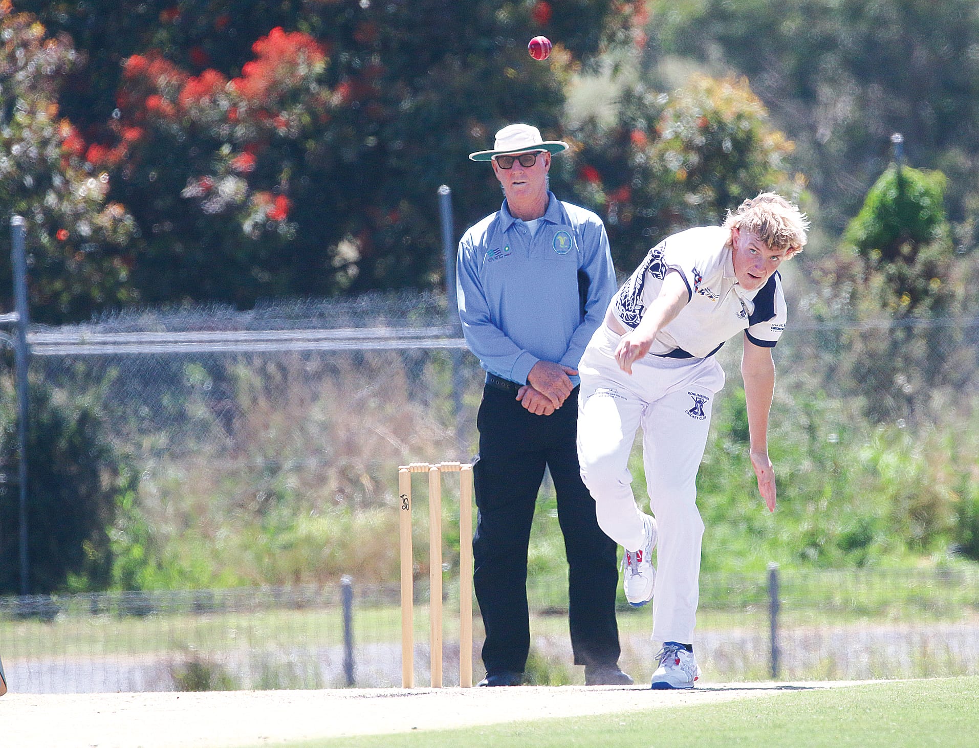 Korumburra’s Levi Gooch claimed 3/32 against Town.