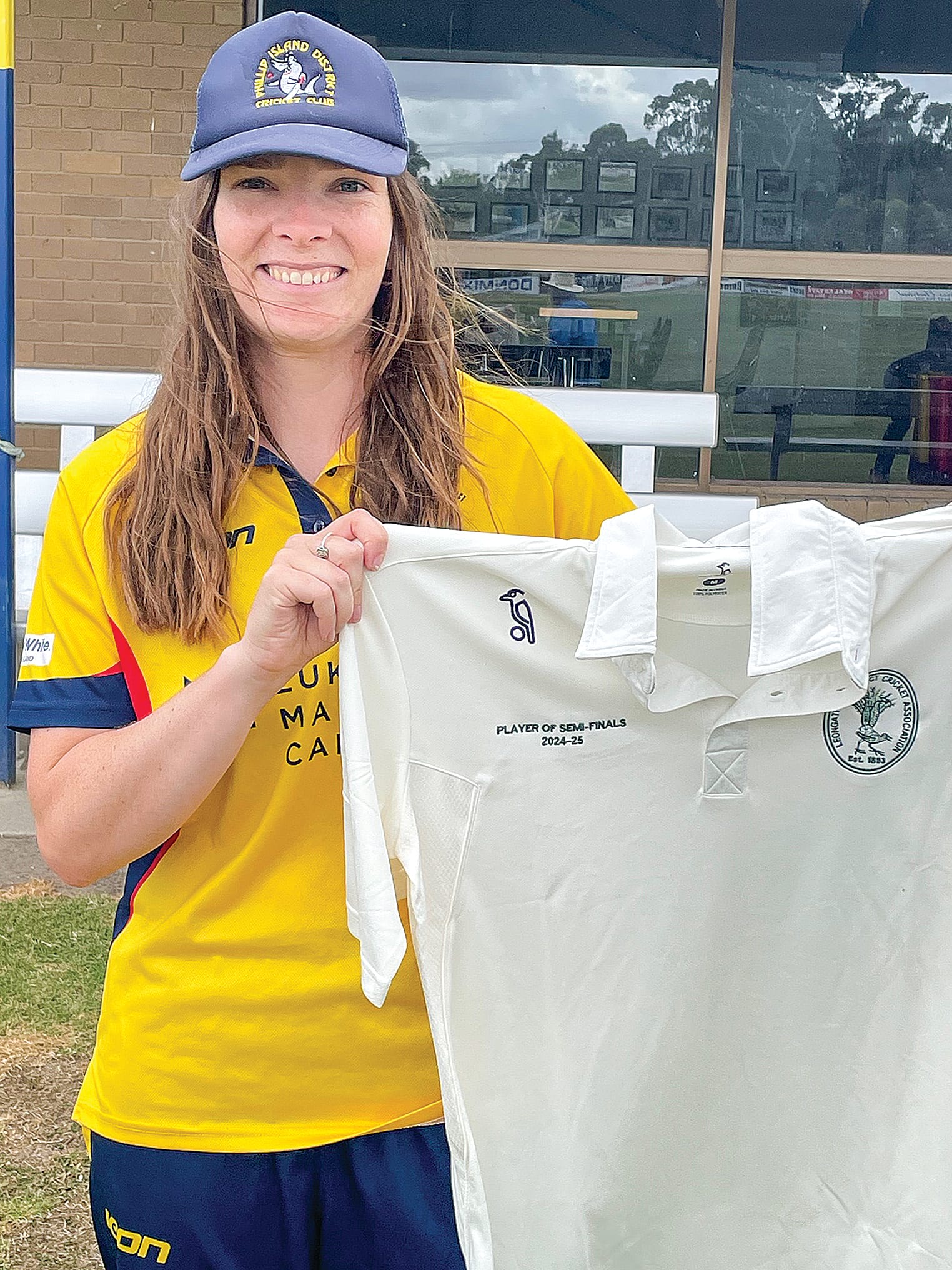 Phillip Island’s Grace was named player of the match after the semi-final against Inverloch.