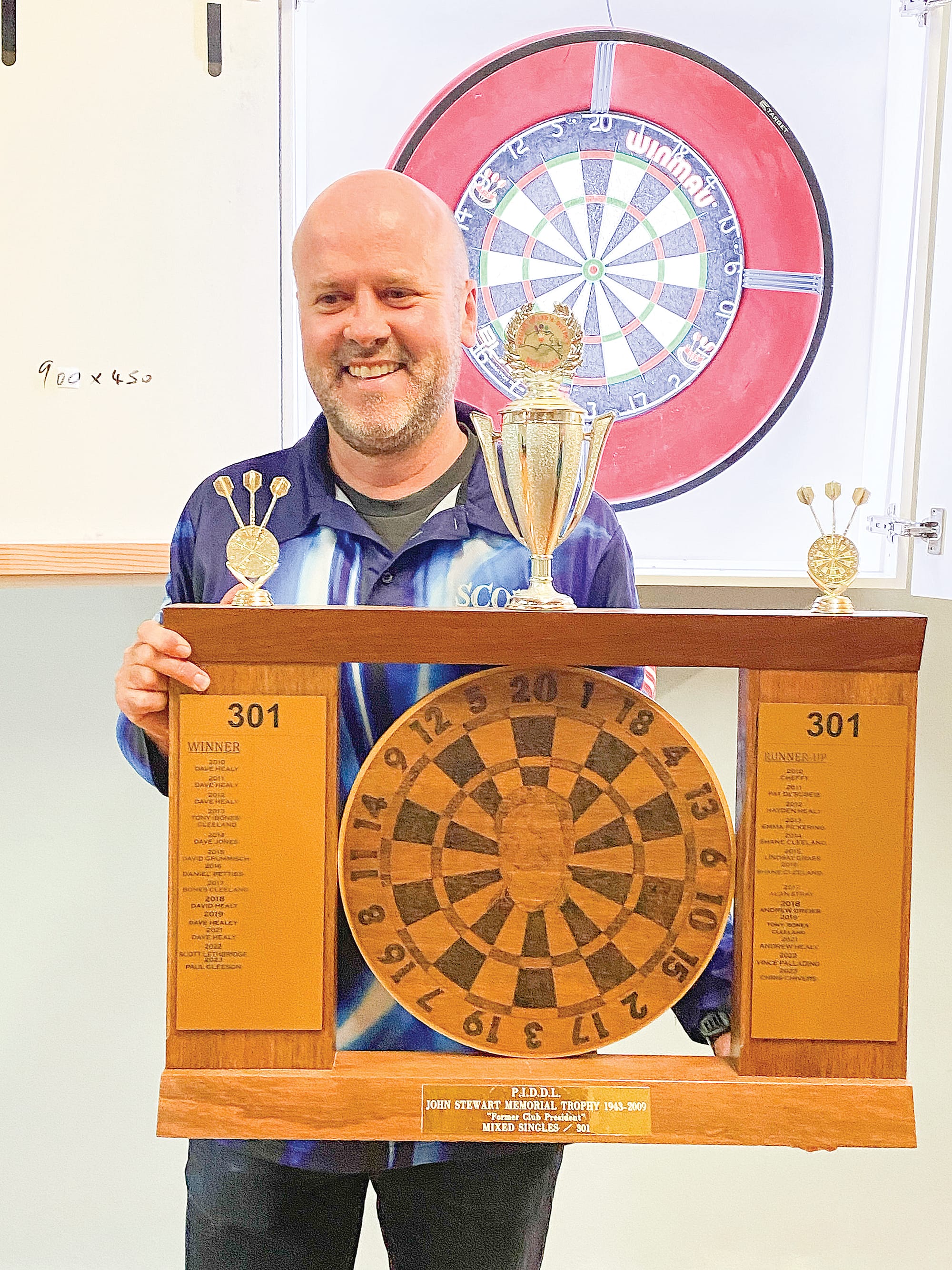 Scott Lethbridge was the winner of the championship. 