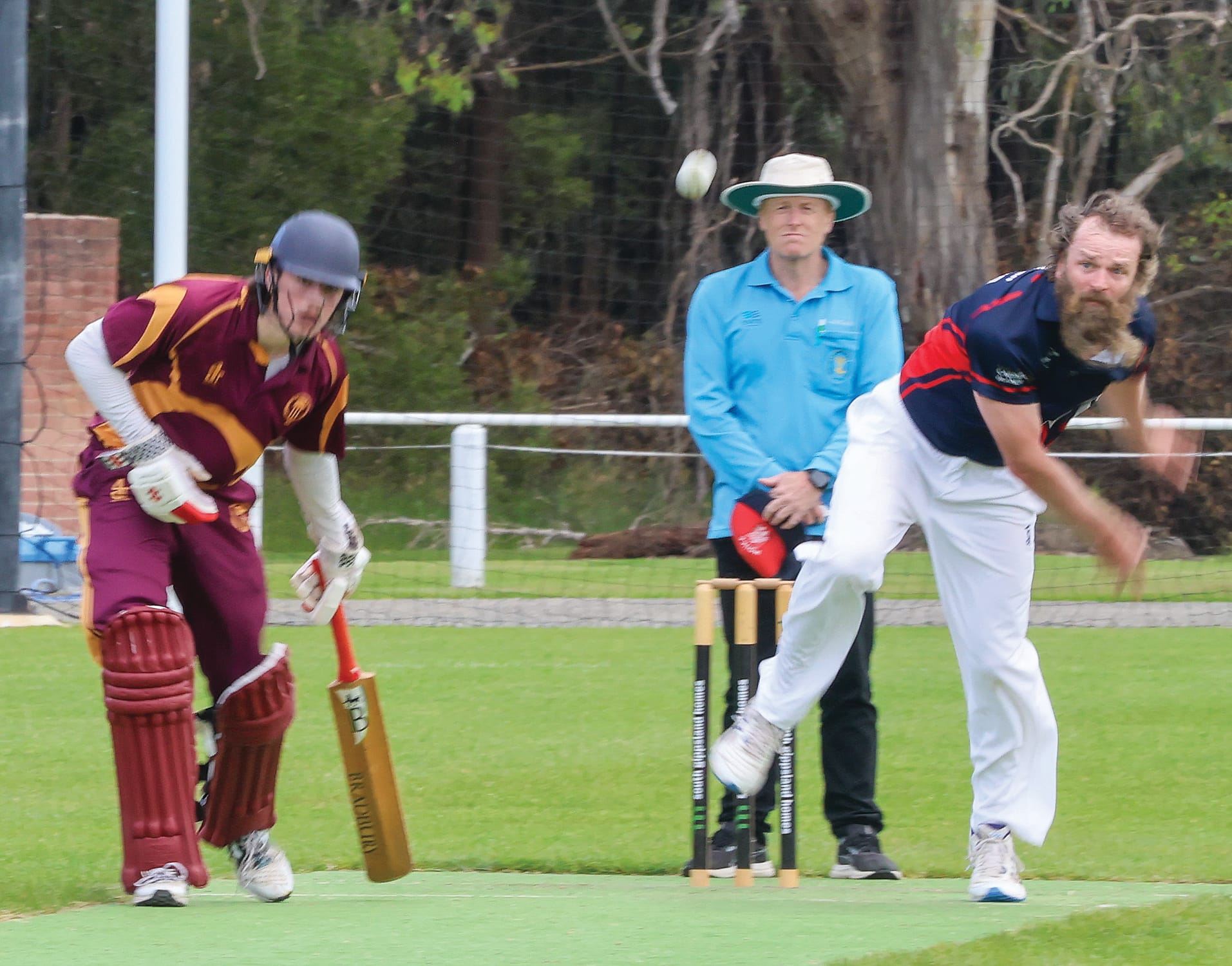 Cale Schwennesen took 1/20 off four overs for Meeniyan against OMK in B Grade Division One on Saturday.