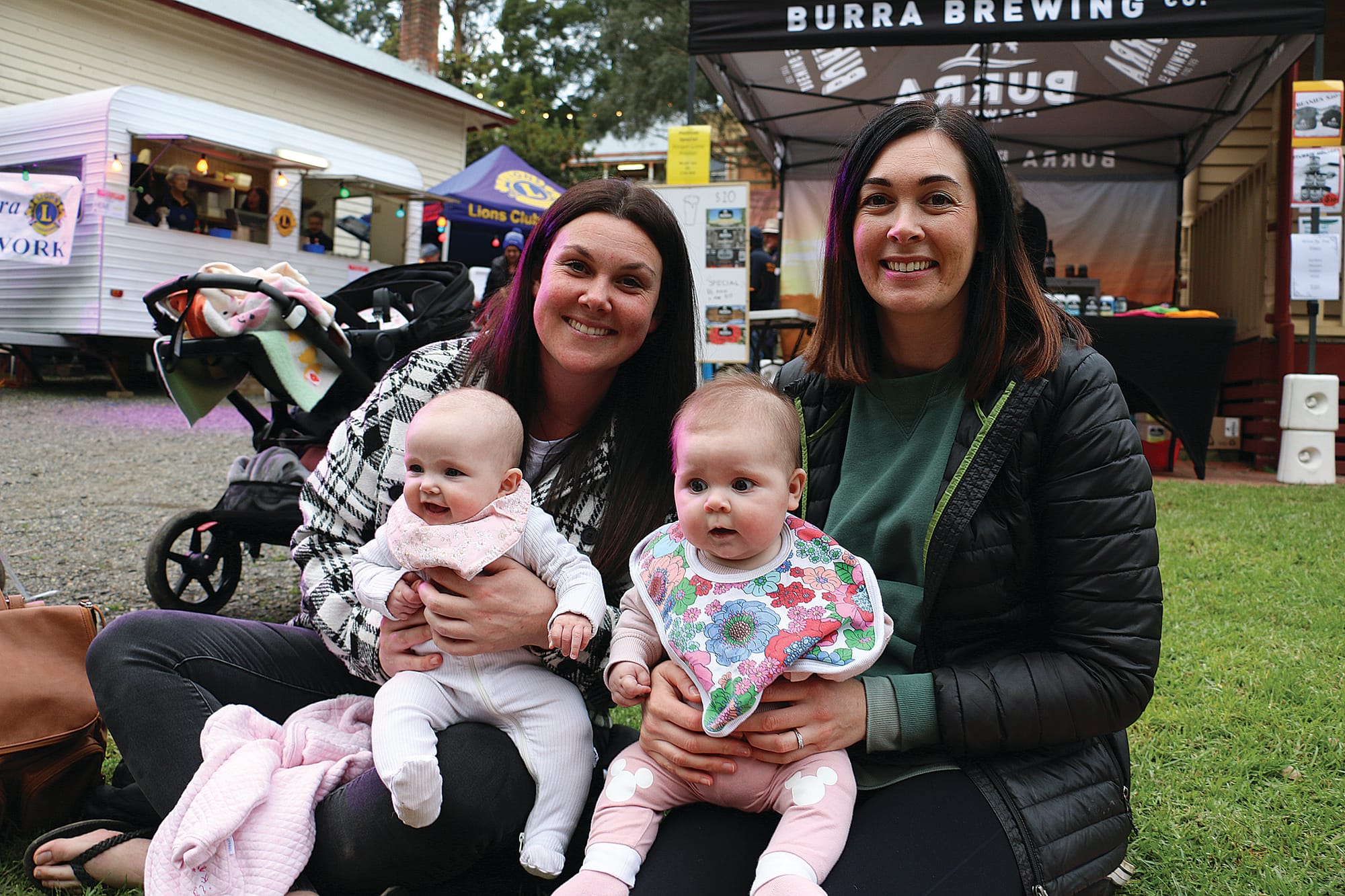 Wonthaggi’s Clare and Ryla Guilford, and Korumburra’s Bonnie and Lily Unthank attended the Korumburra Southern Lights Festival on Sunday.