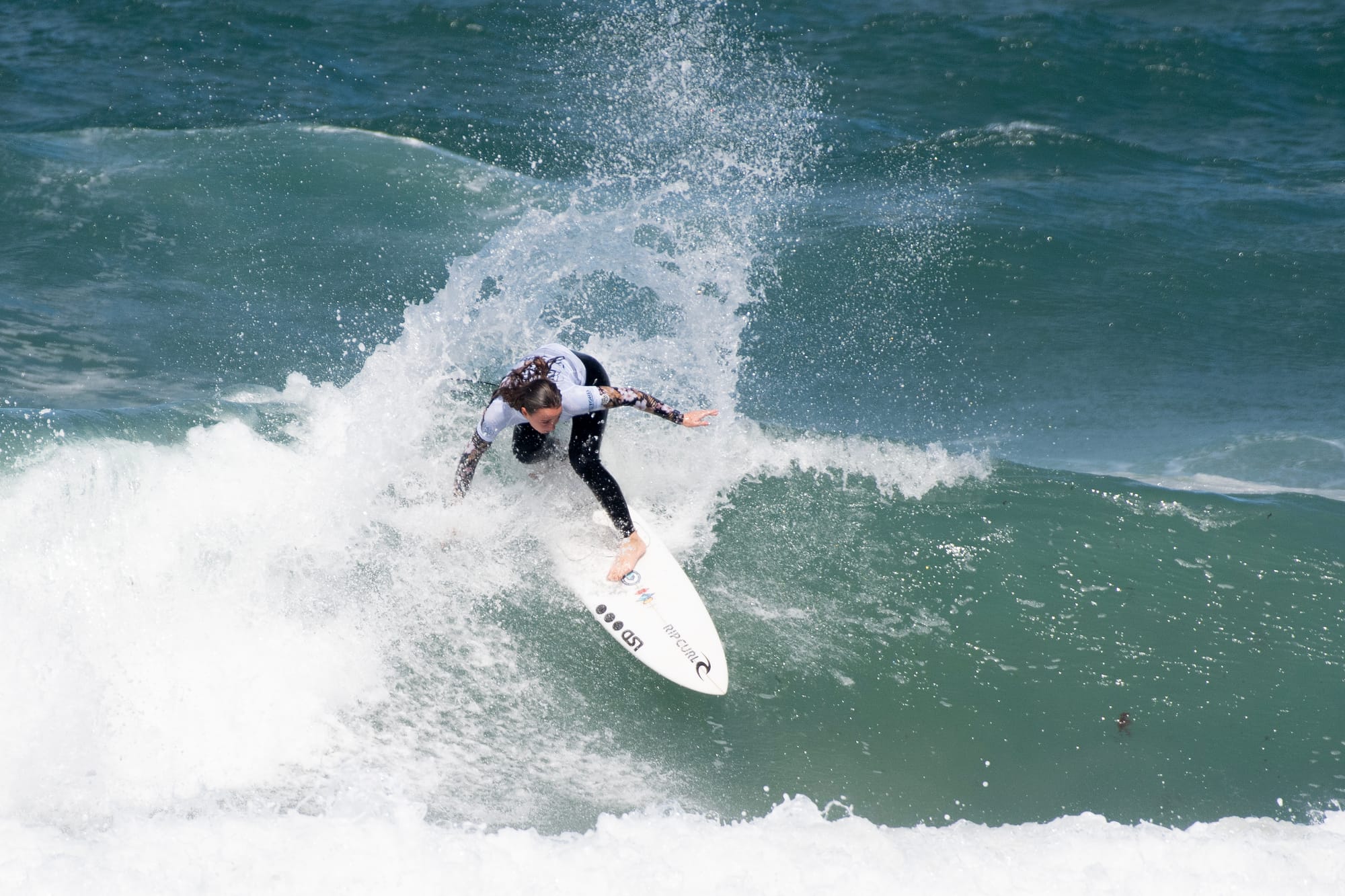 Day 1 of the 2025 Phillip Island Pro QS 3,000 at Smiths Beach, Natalie Fensom (AUS) cruised into the Pro Junior Quarterfinals in Phillip Island. Photo: WSL / HS