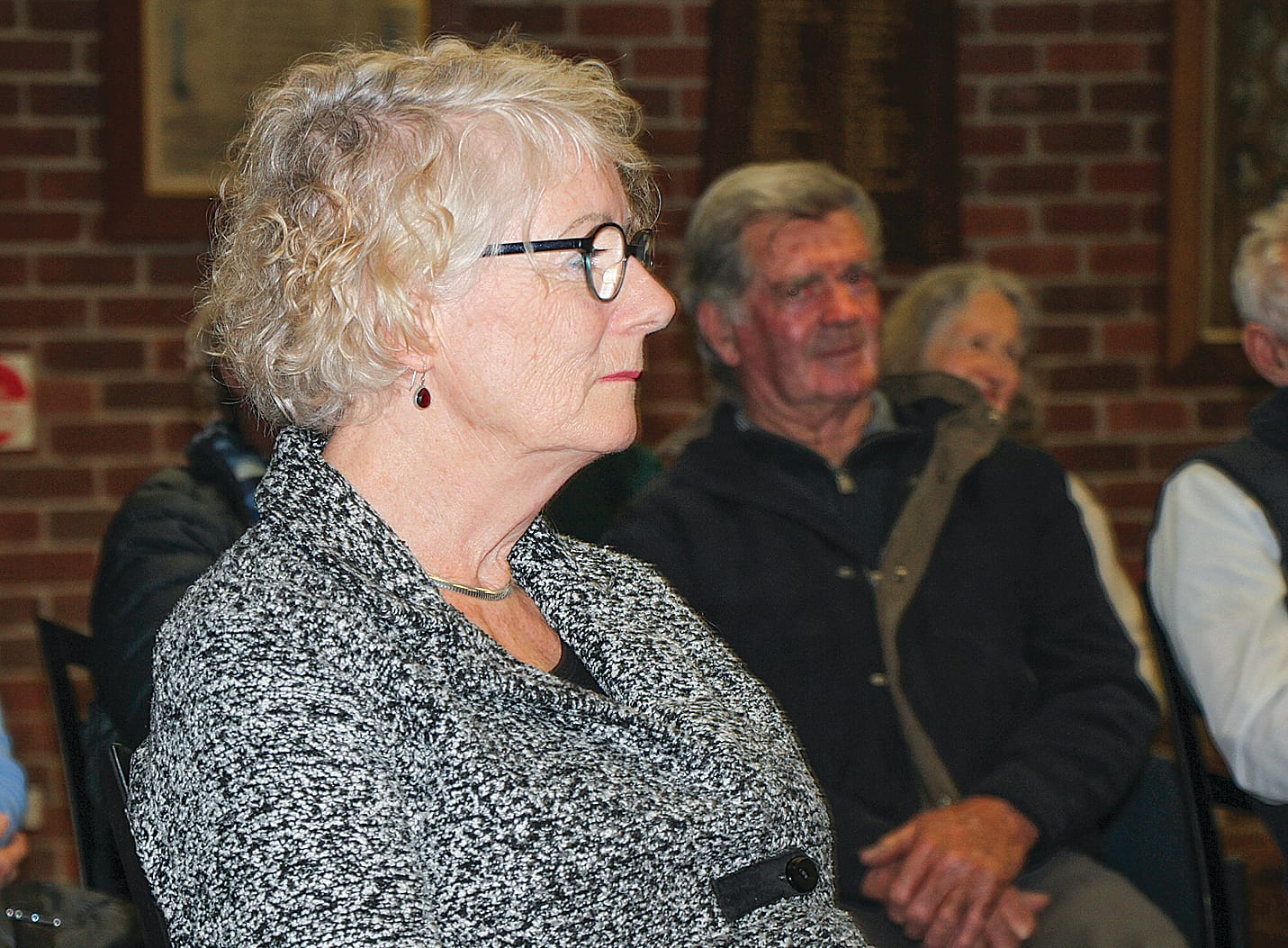 A bittersweet moment for retiring Western Port councillor and Bass Coast Mayor Clare Le Serve. B41_4124