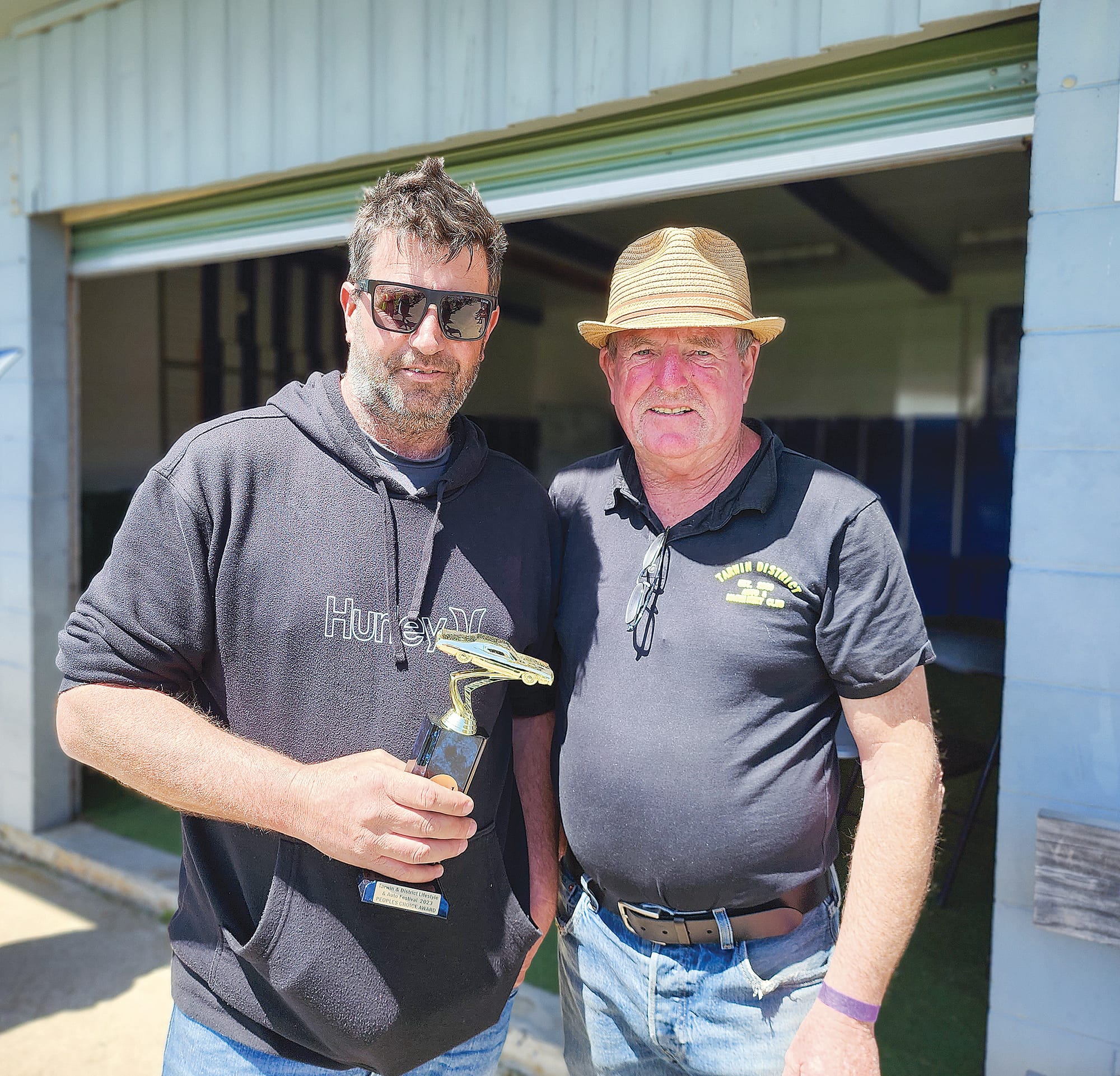 Ben Woodman of Korumburra took home second place in the car People’s Choice awards for his VK Commodore. C21_4523