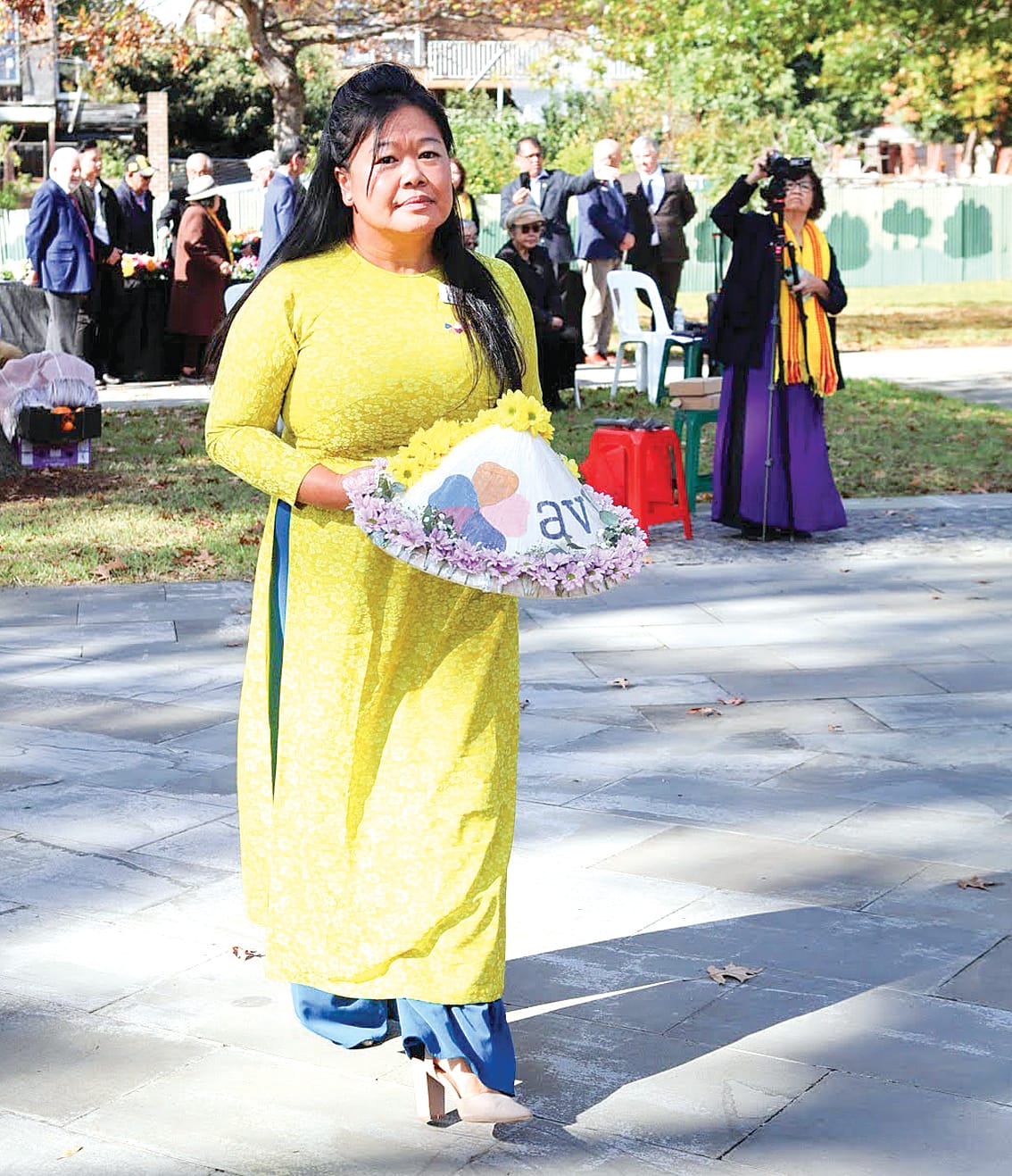 Nicky at the 50th anniversary at Sunshine RSL on April 30, marking the Fall of Saigon. 
