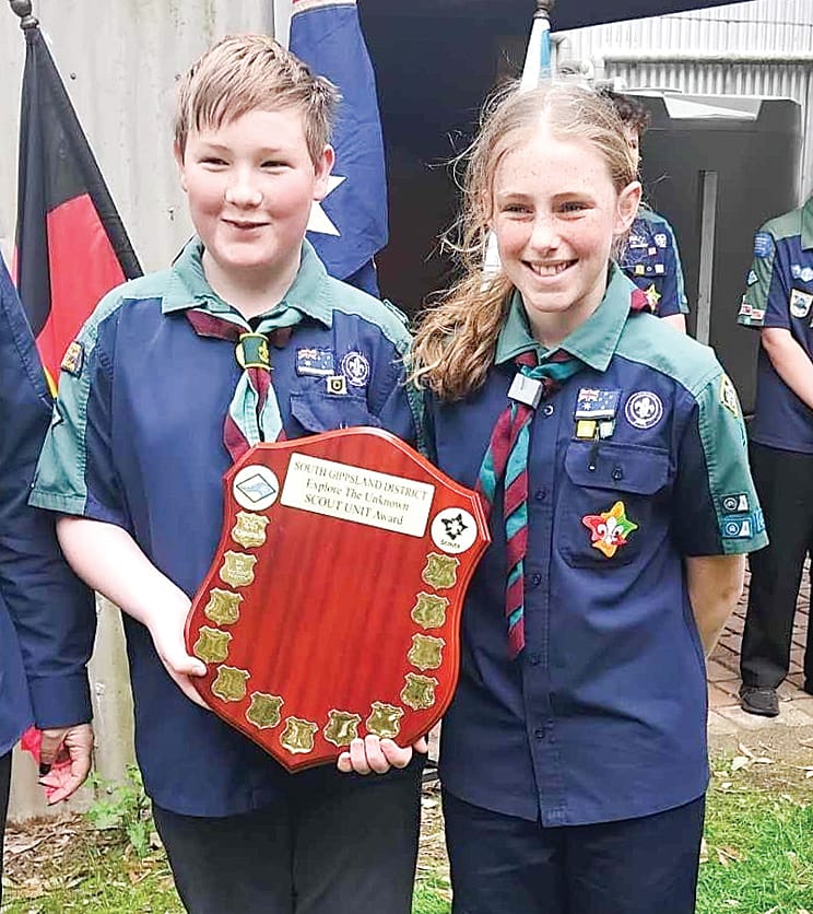 Scout Unit of the Year 1st Mirboo North.