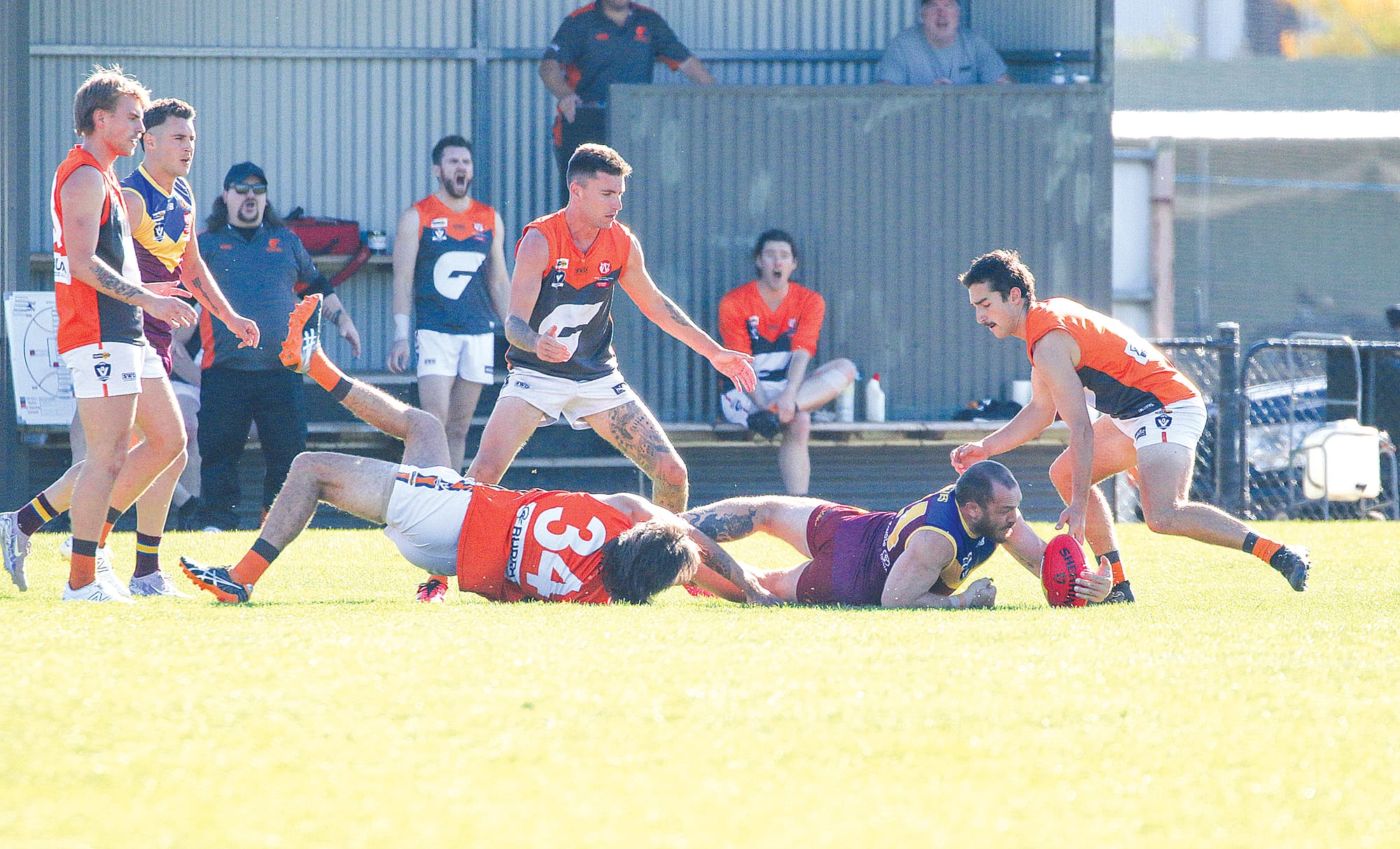 Aiden Simmons works hard for the ball. ob26_1925