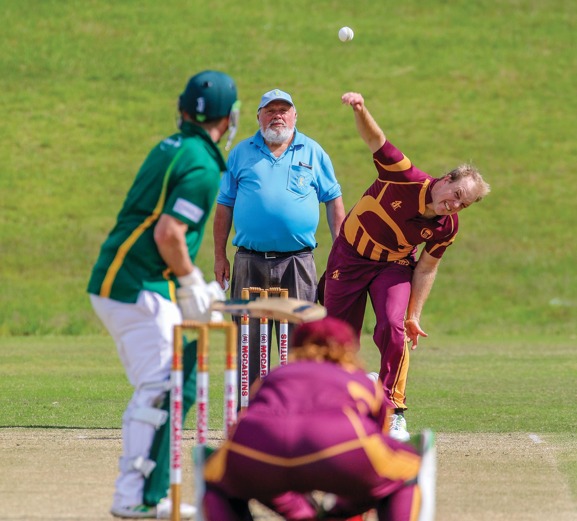 OMK’s Shane Taylor contributed to keeping Town to 78 on Saturday.