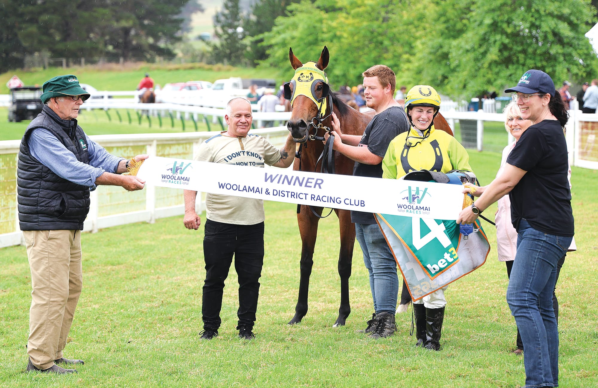 Woolamai treble as racing launch beats the rain