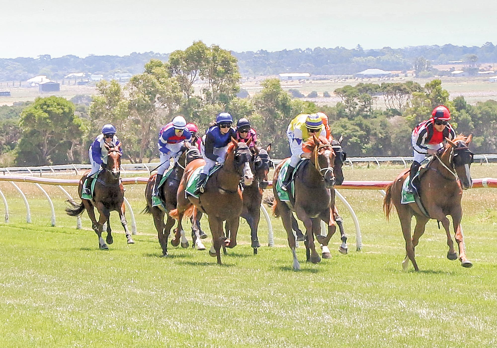And they’re off… at the Woolamai Racecourse this Saturday