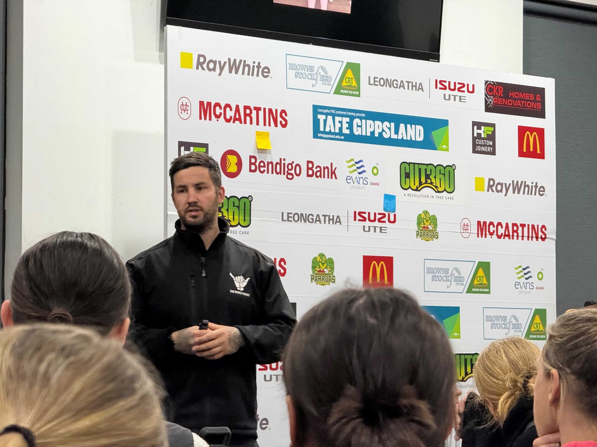 Start the conversation that might stop suicide, he said