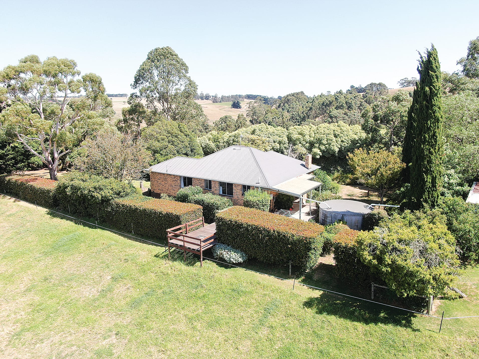 Spectacular views and spacious brick home await