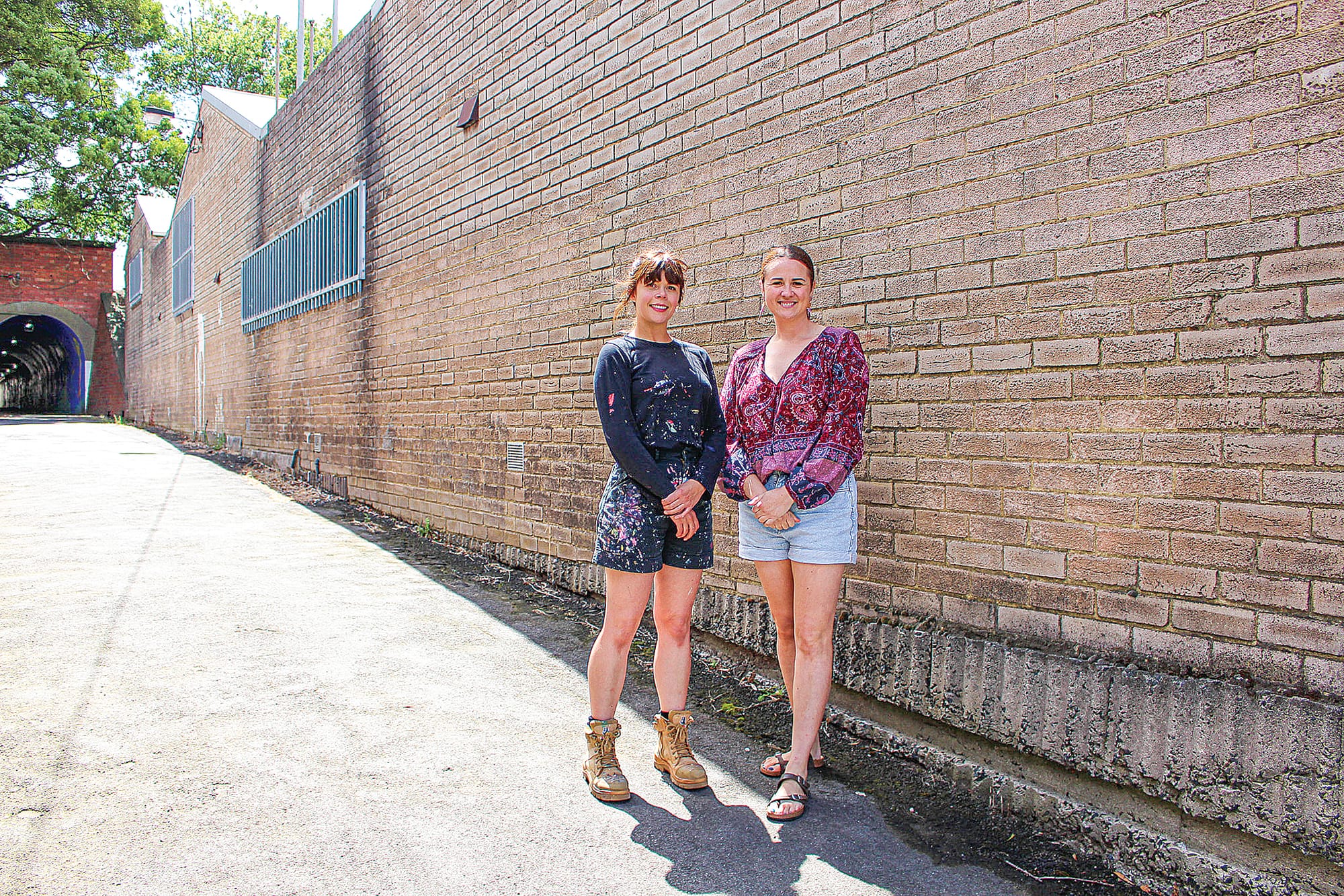 A mural for the Korumburra Railway Precinct