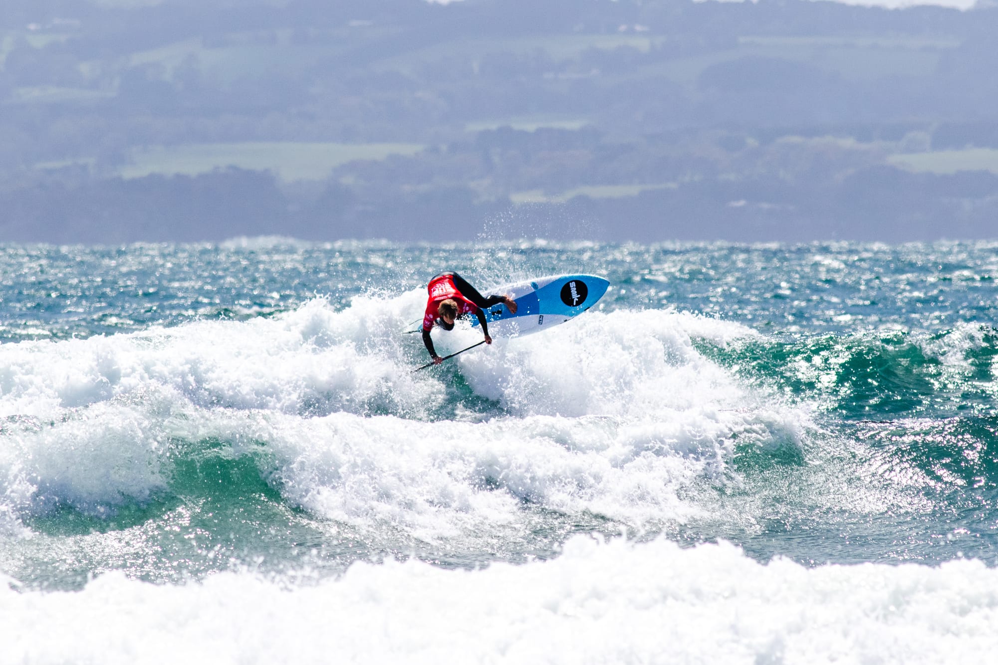 Finalists decided on day of tricky surf at 2024 Australian SUP Titles